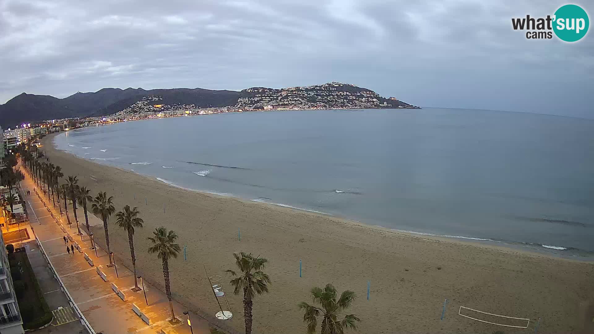 Webcam Costa Brava Roses Strand – Montecarlo Hotel livecam Spanien