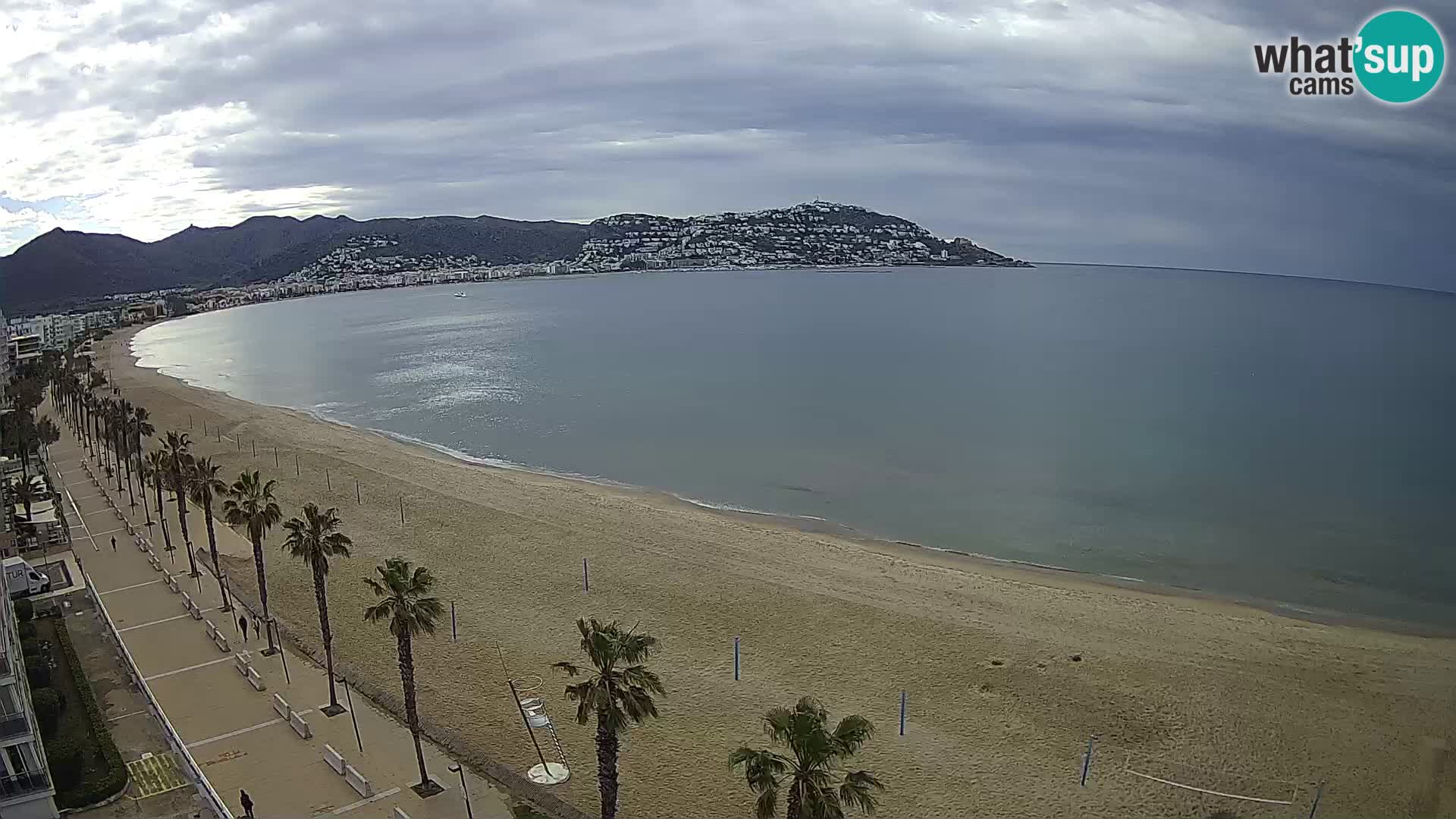 Live cam Roses  – Costa Brava spiaggia – Hotel MonteCarlo