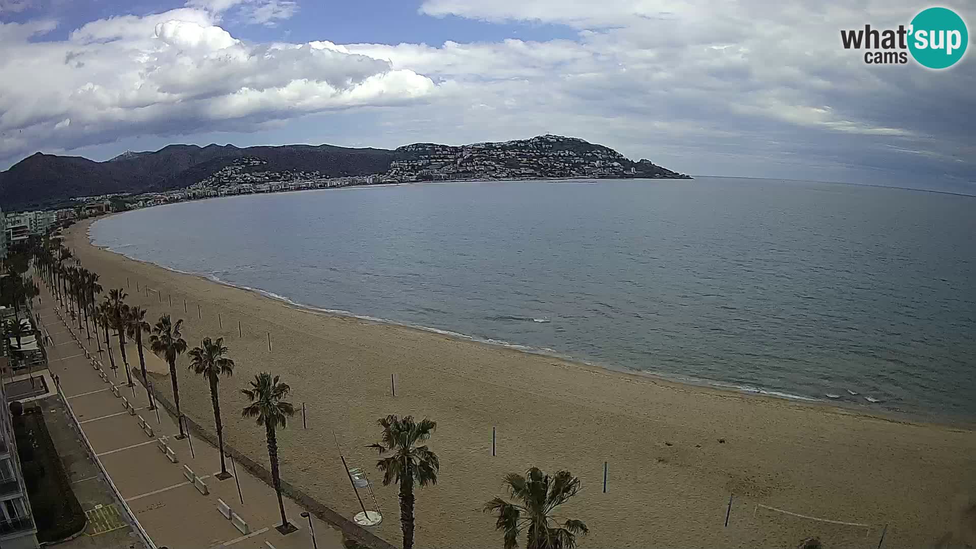 Webcam Costa Brava Roses Strand – Montecarlo Hotel livecam Spanien