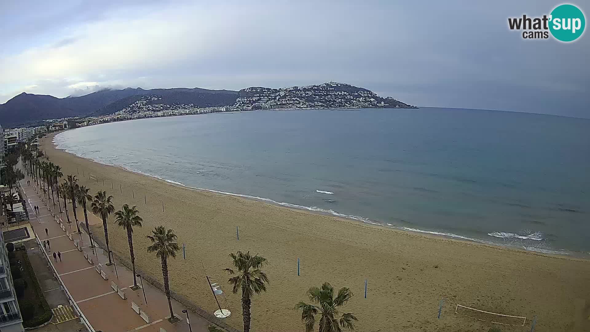 Webcam Costa Brava Roses Strand – Montecarlo Hotel livecam Spanien