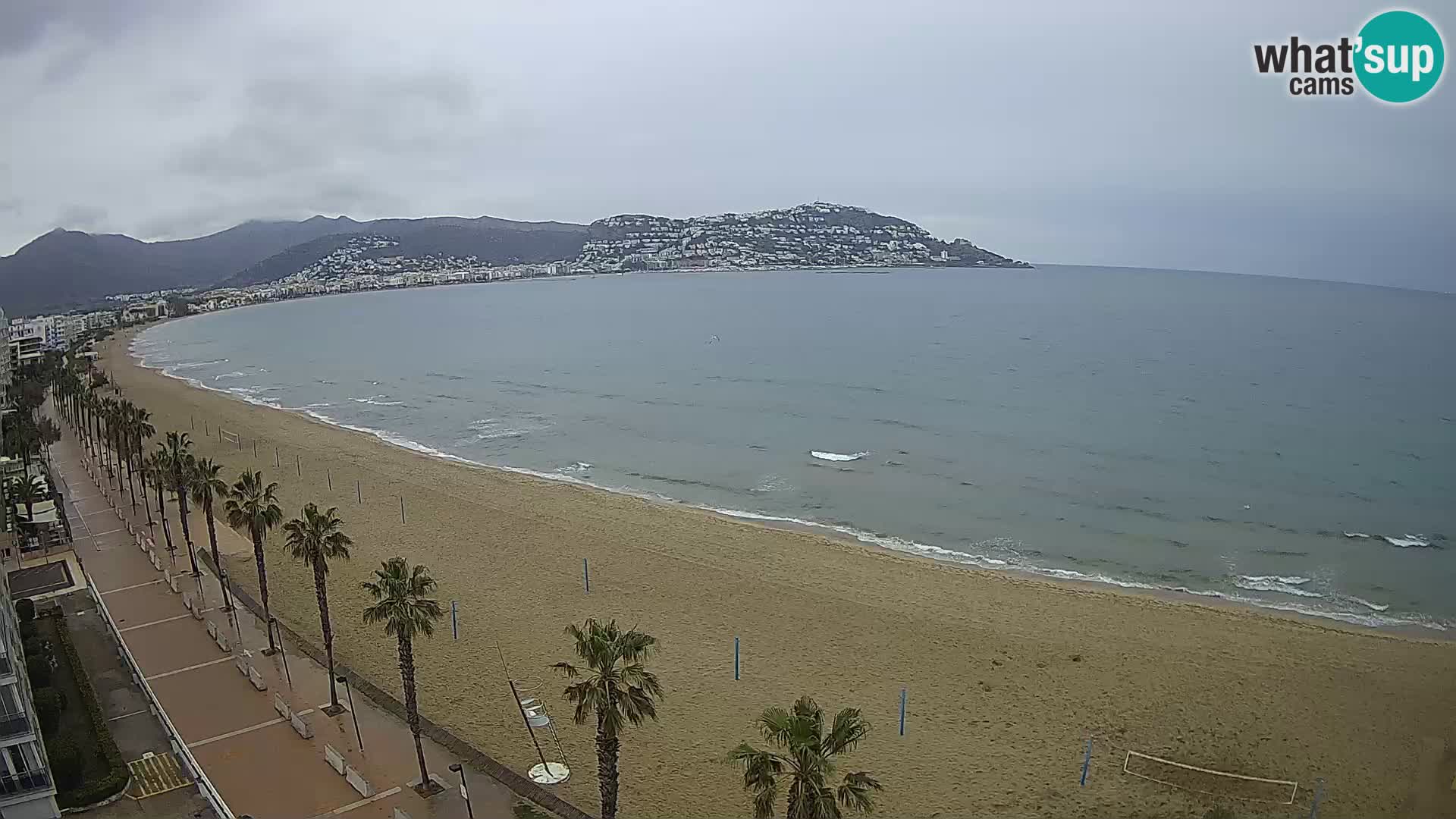 Roses camera en vivo playa Costa Brava- Hotel MonteCarlo