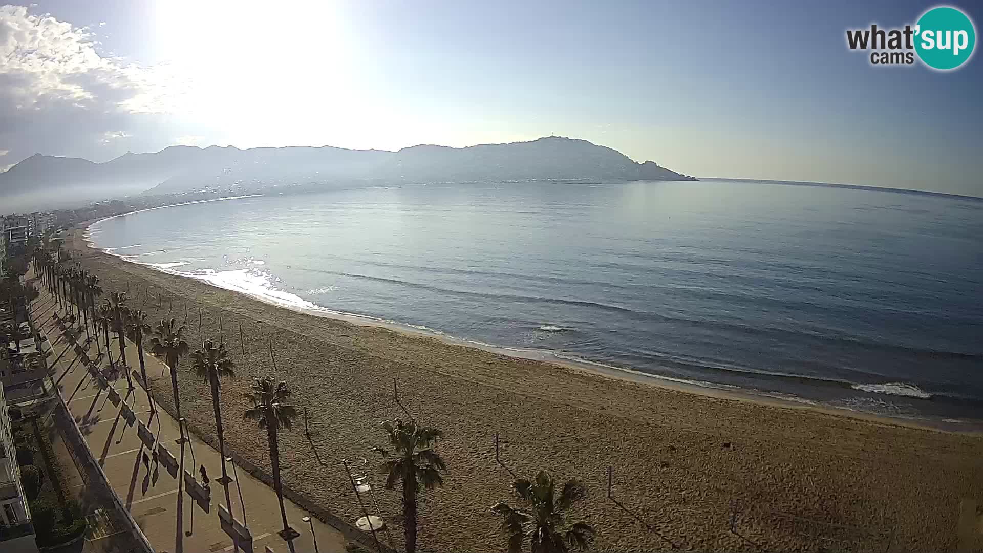 LIVEcam Roses plage Costa Brava – Hotel Montecarlo webcam Espagne