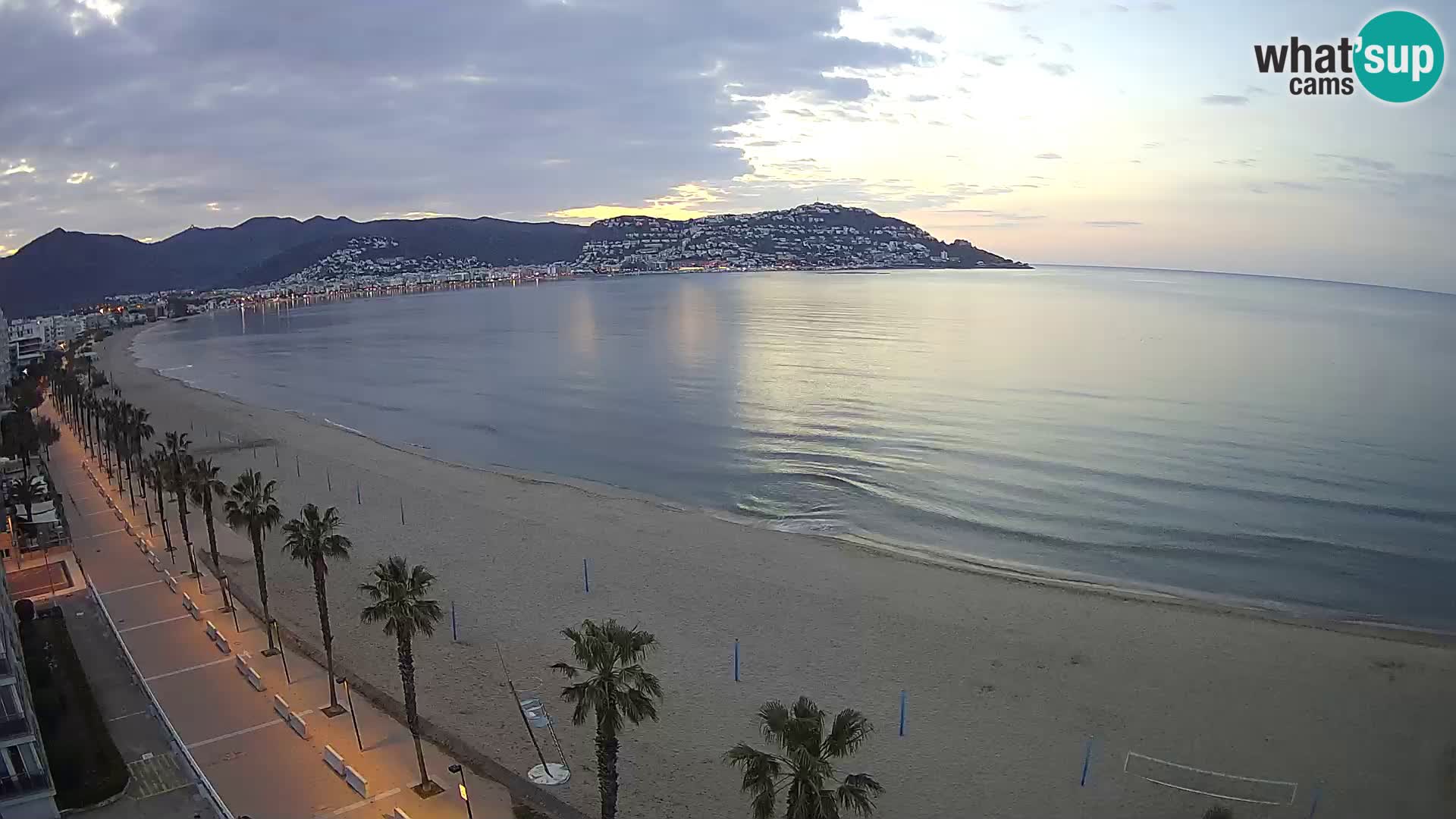 LIVEcam Roses plage Costa Brava – Hotel Montecarlo webcam Espagne