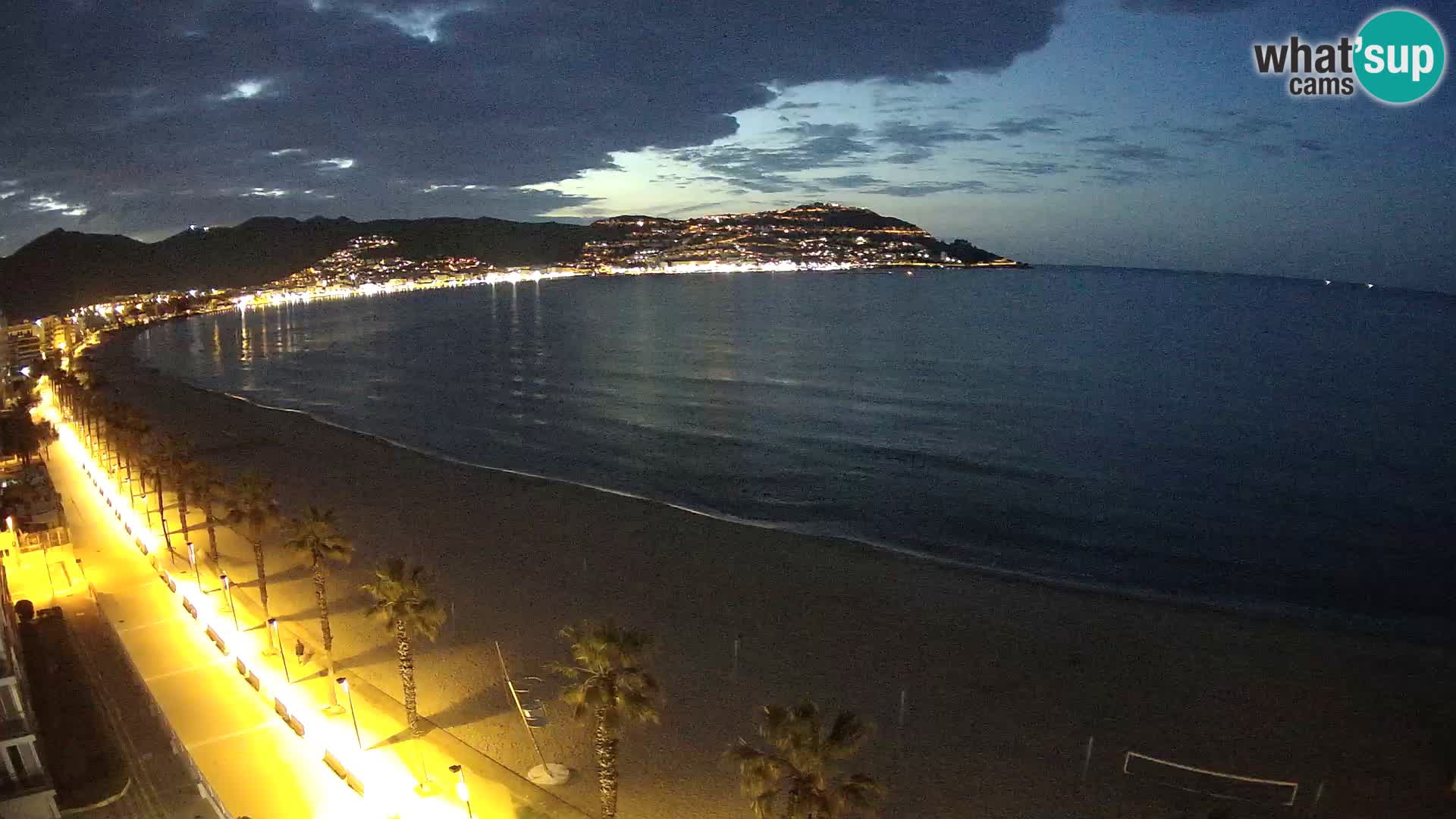 LIVEcam Roses plage Costa Brava – Hotel Montecarlo webcam Espagne
