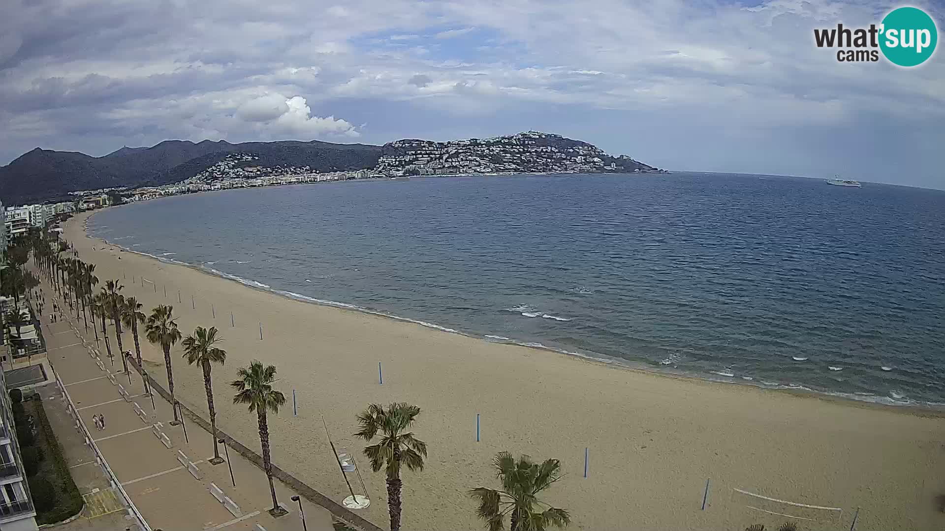 Roses camera en vivo playa Costa Brava- Hotel MonteCarlo