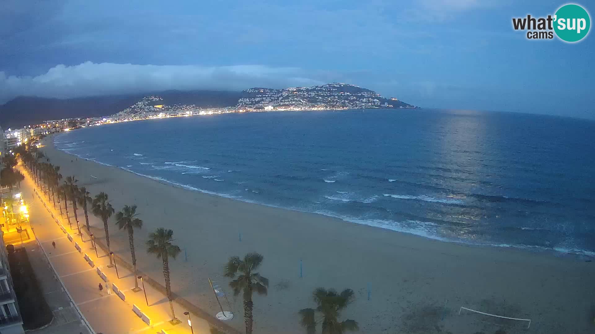 LIVEcam Roses plage Costa Brava – Hotel Montecarlo webcam Espagne
