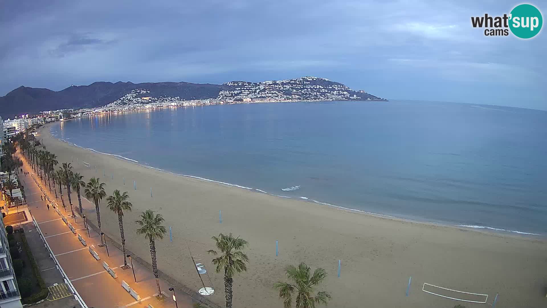 Webcam Costa Brava Roses Strand – Montecarlo Hotel livecam Spanien