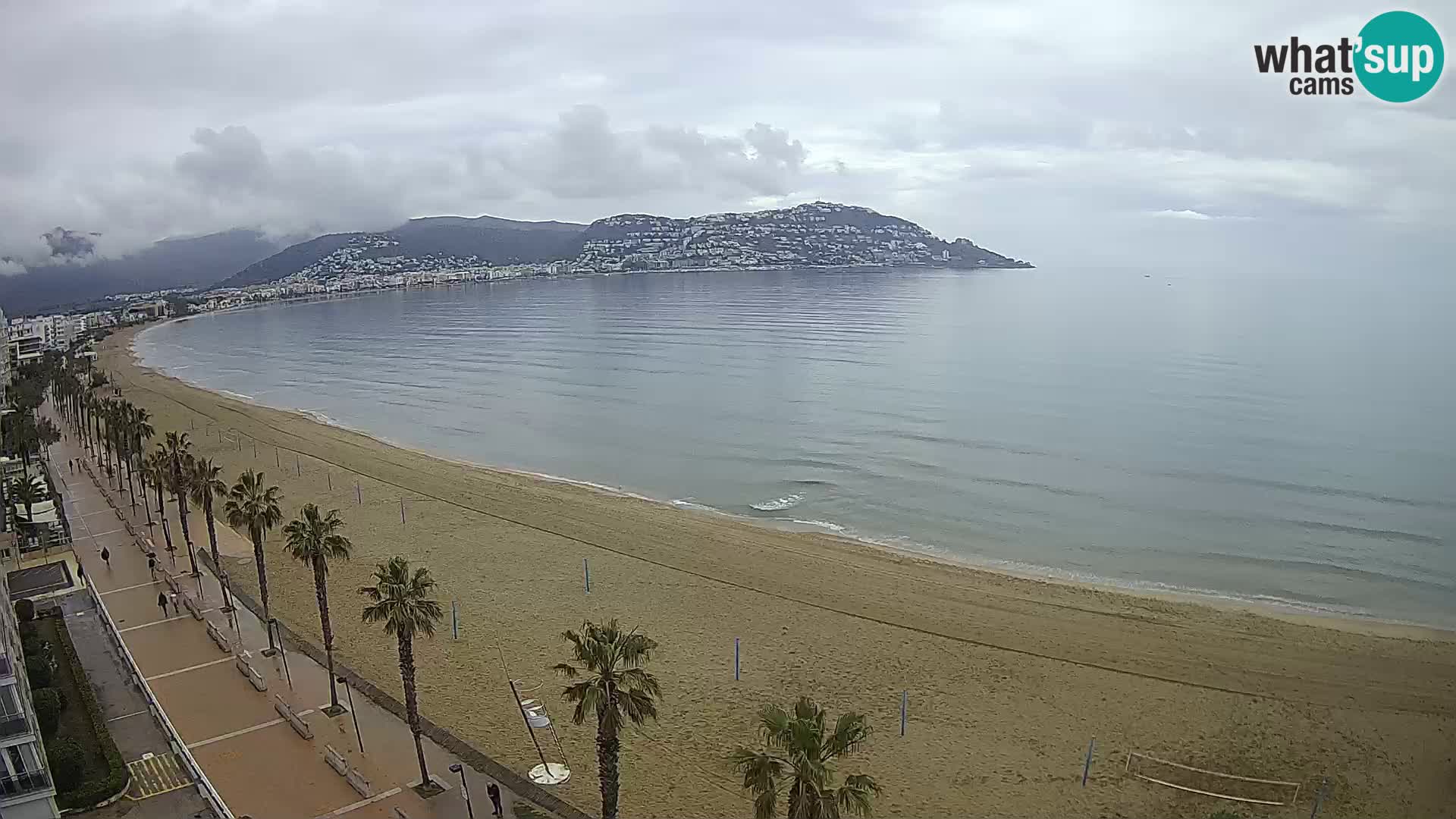 LIVEcam Roses plage Costa Brava – Hotel Montecarlo webcam Espagne