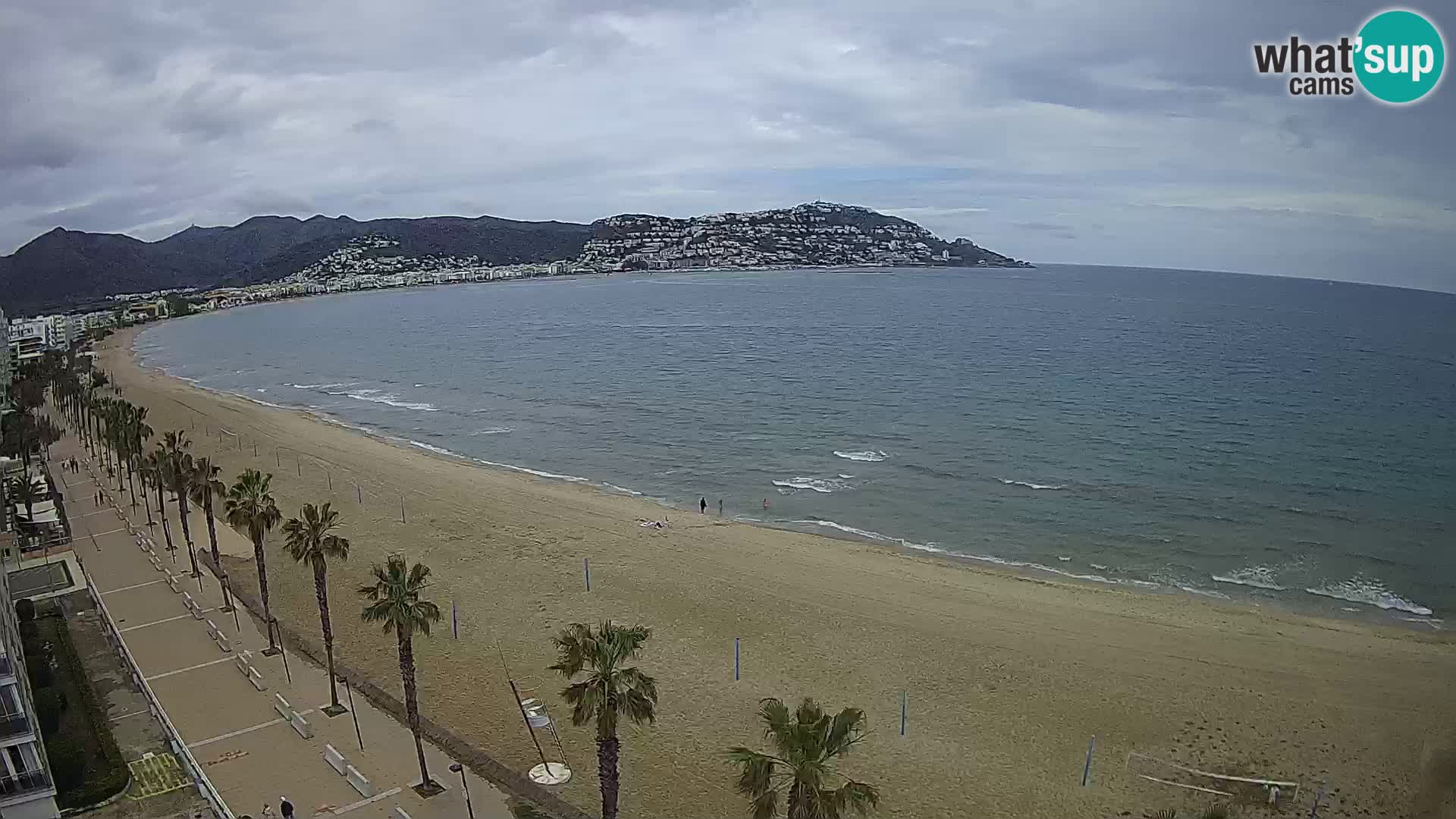 Live cam Roses  – Costa Brava spiaggia – Hotel MonteCarlo