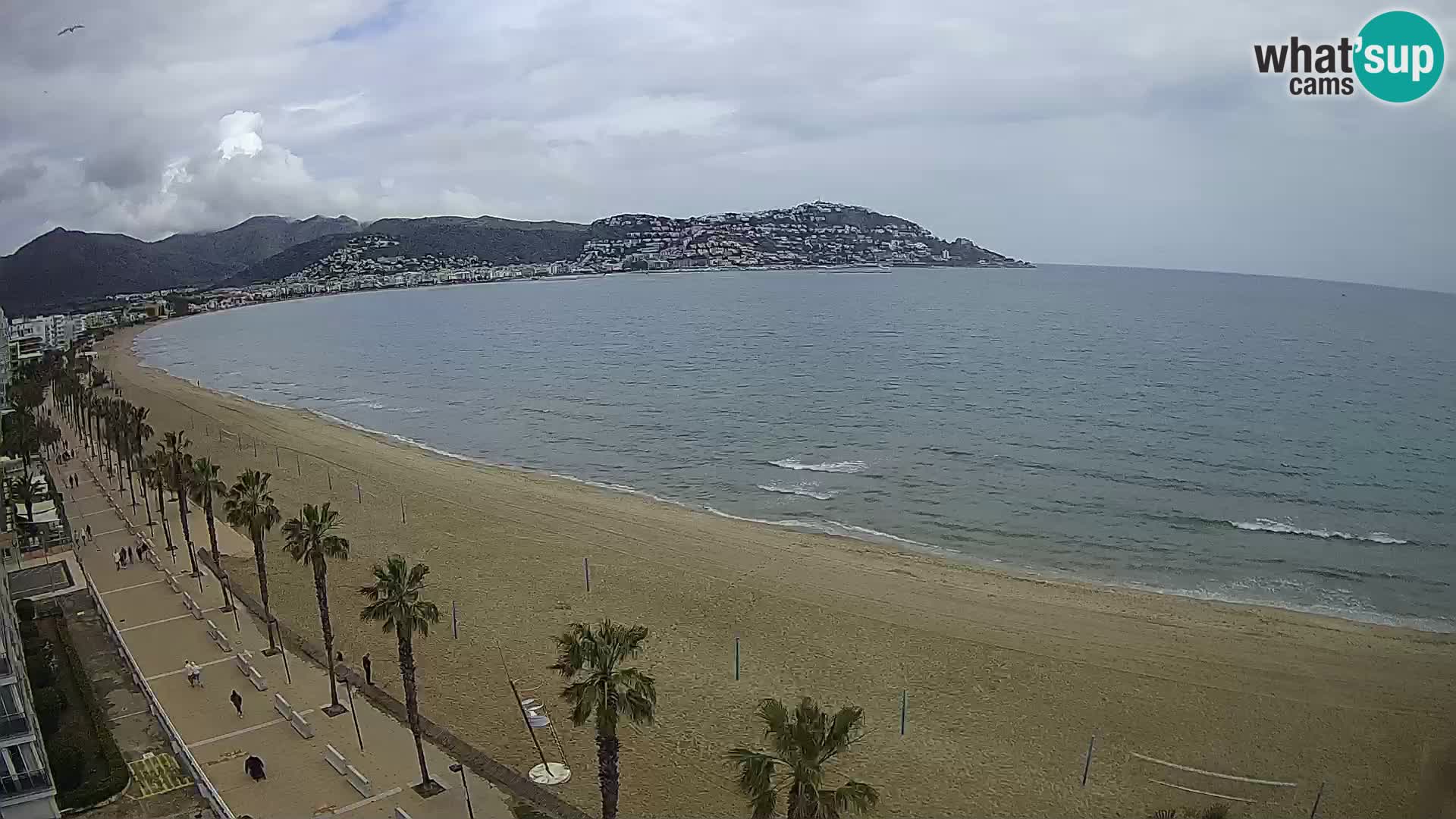 Live cam Roses  – Costa Brava spiaggia – Hotel MonteCarlo
