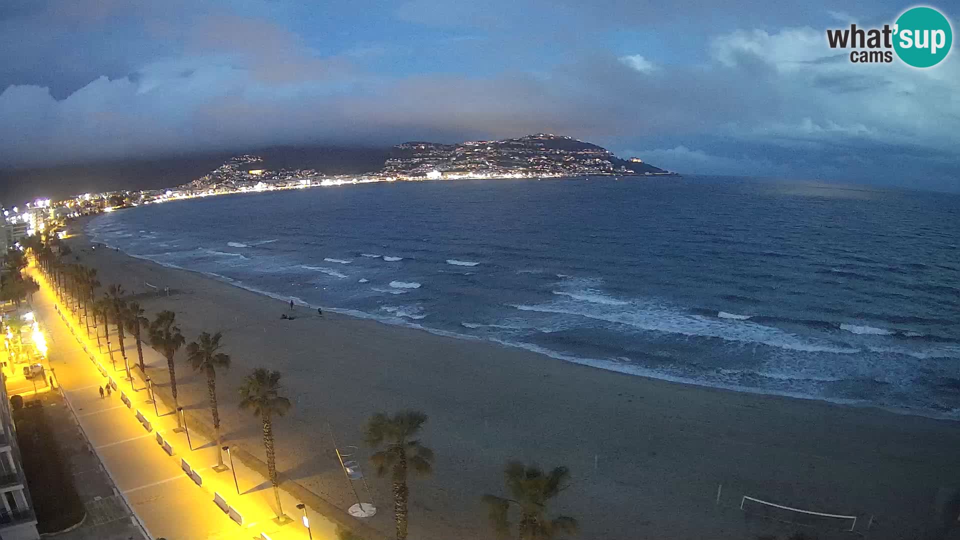 LIVEcam Roses plage Costa Brava – Hotel Montecarlo webcam Espagne