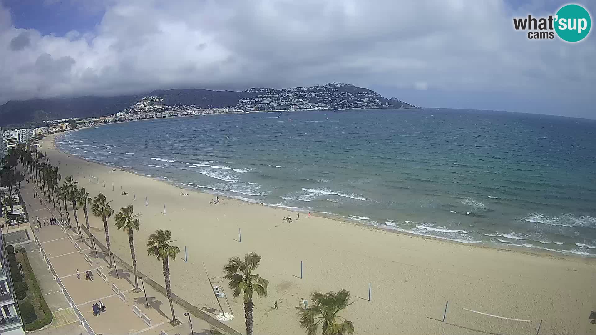 Webcam Costa Brava Roses Strand – Montecarlo Hotel livecam Spanien