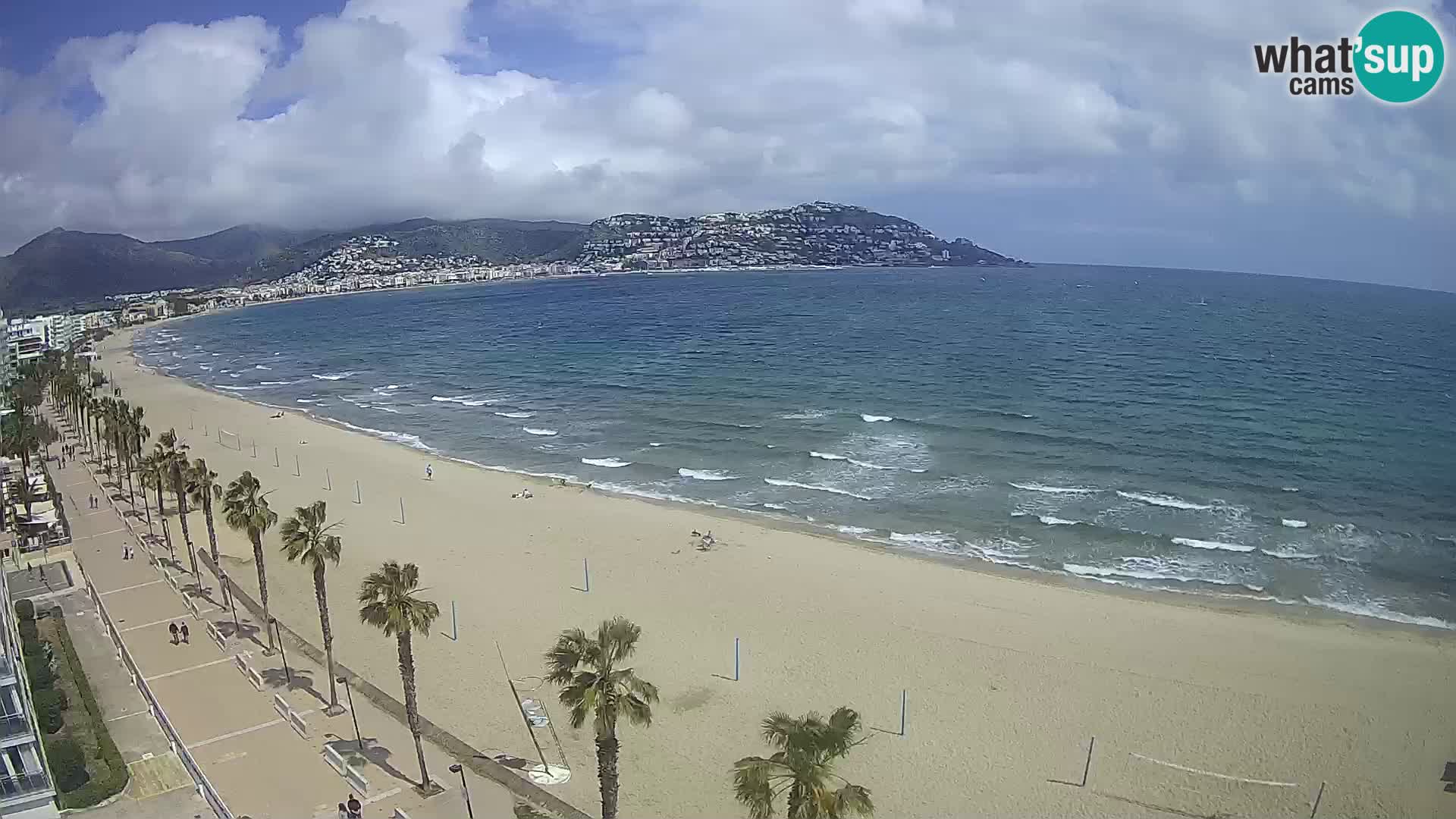Live cam Roses  – Costa Brava spiaggia – Hotel MonteCarlo