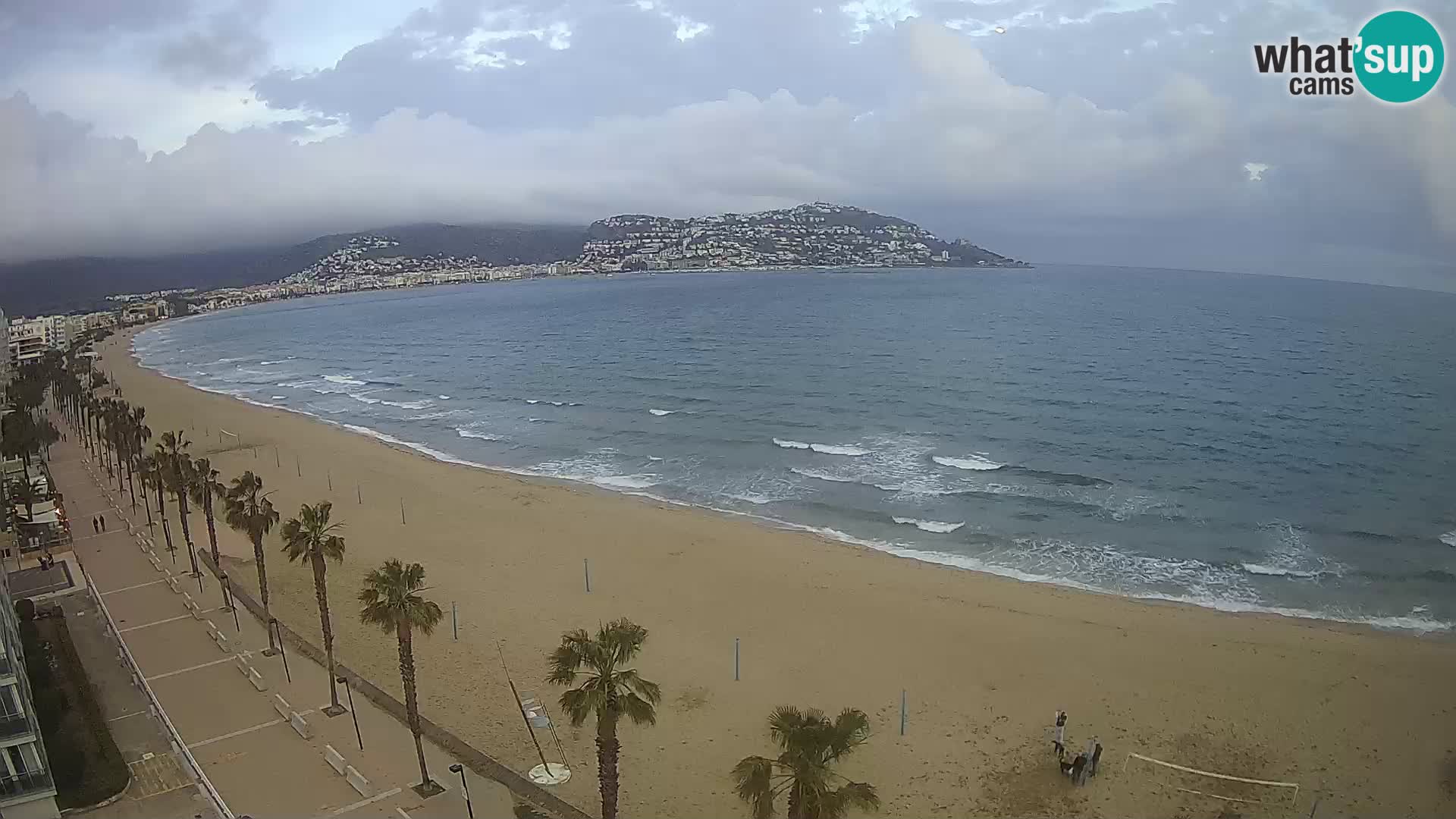 LIVEcam Roses plage Costa Brava – Hotel Montecarlo webcam Espagne