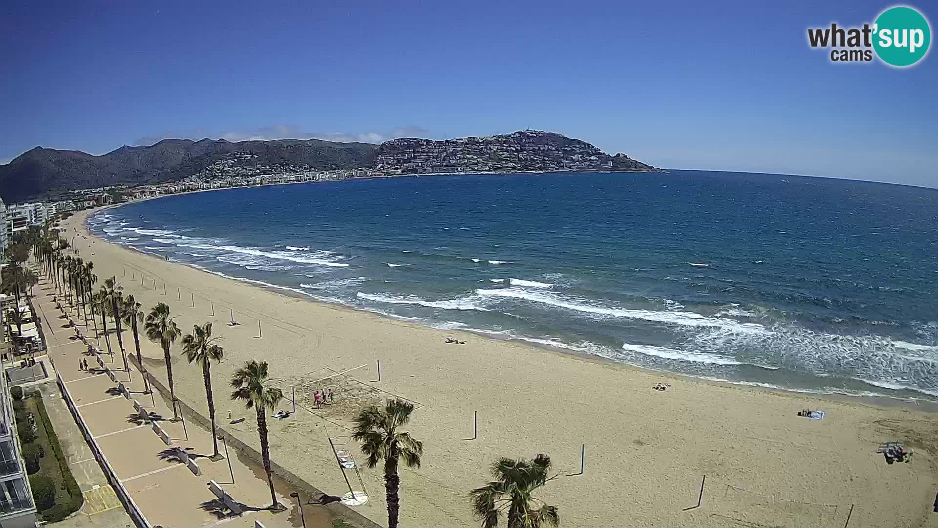 Live cam Roses  – Costa Brava spiaggia – Hotel MonteCarlo