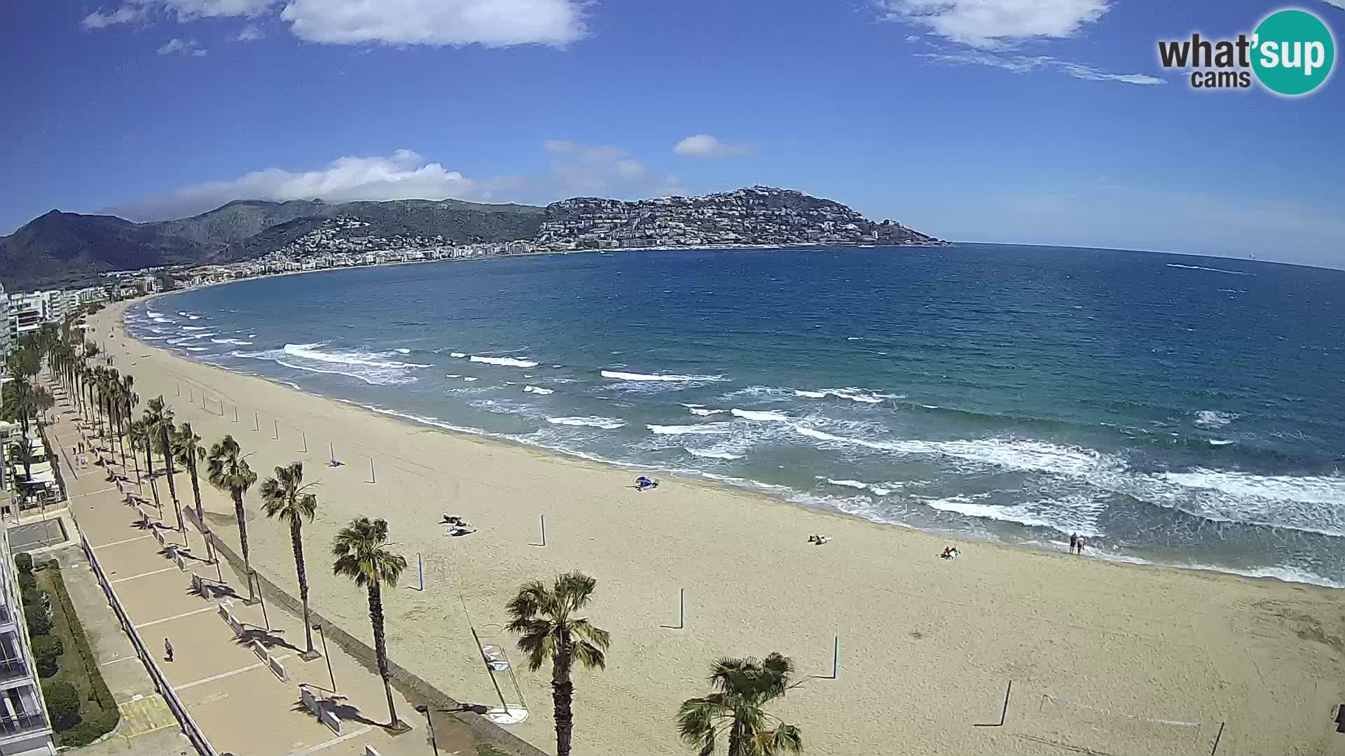 Roses camera en vivo playa Costa Brava- Hotel MonteCarlo