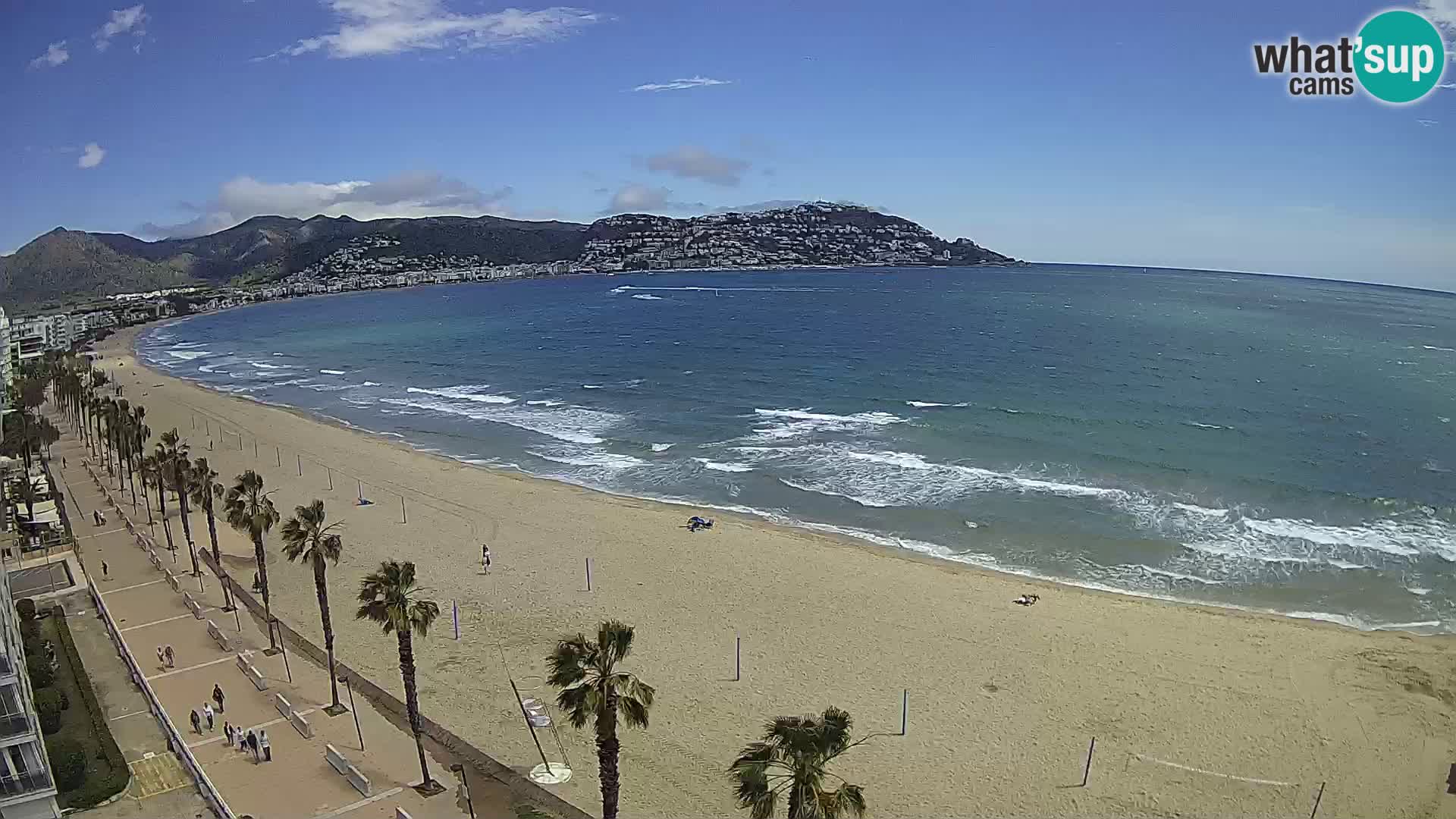 Roses camera en vivo playa Costa Brava- Hotel MonteCarlo