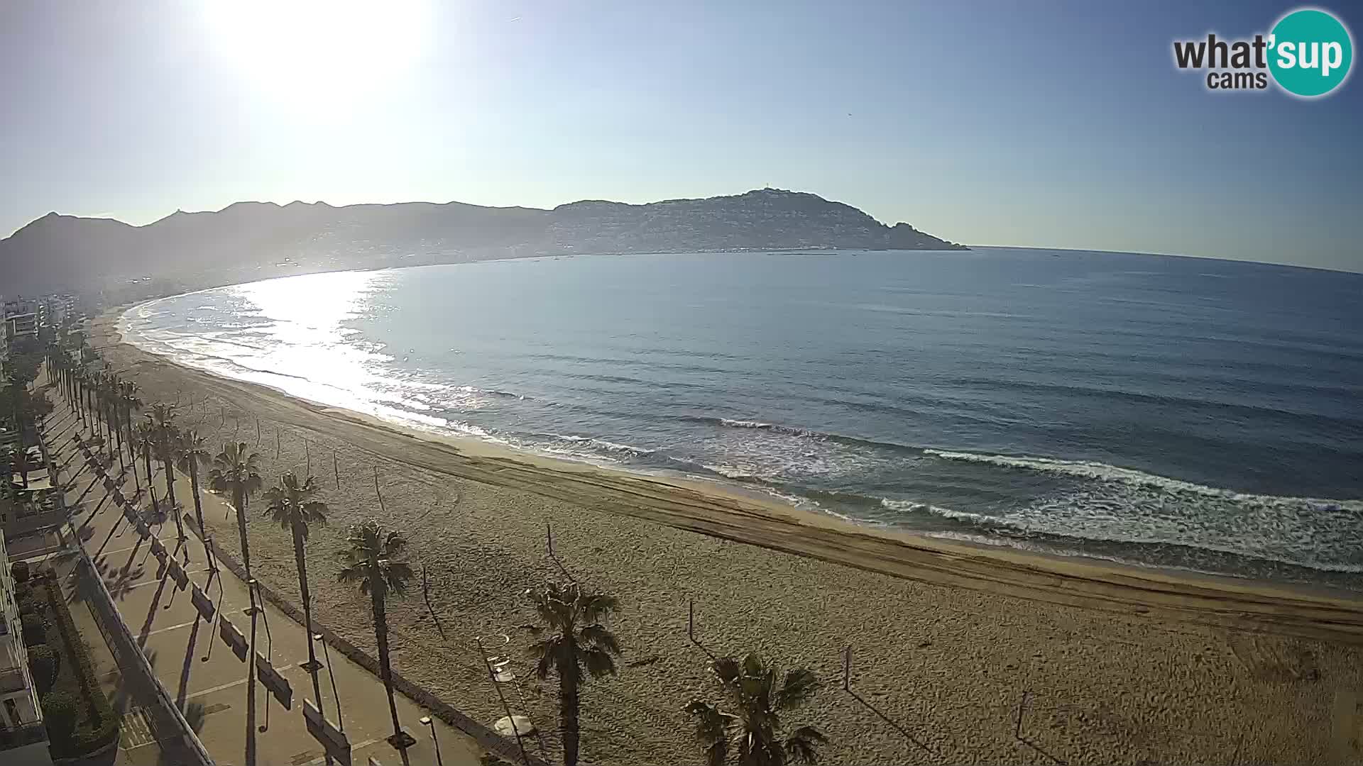 LIVEcam Roses plage Costa Brava – Hotel Montecarlo webcam Espagne