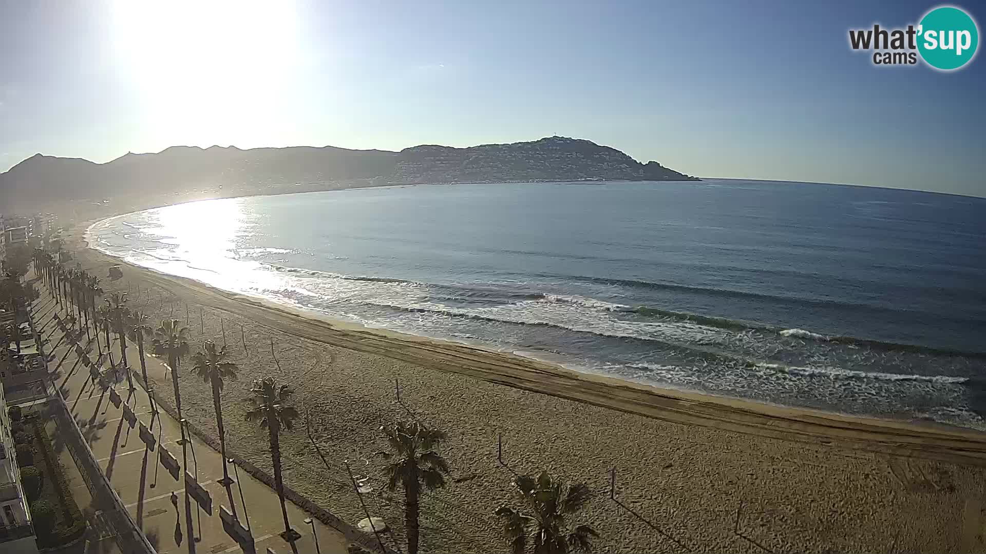 Roses camera en vivo playa Costa Brava- Hotel MonteCarlo