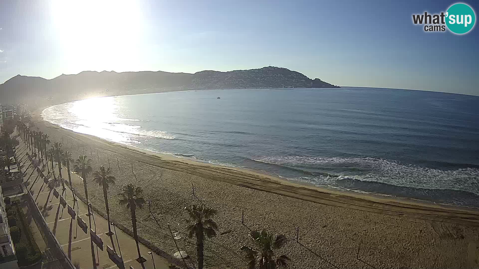 LIVEcam Roses plage Costa Brava – Hotel Montecarlo webcam Espagne
