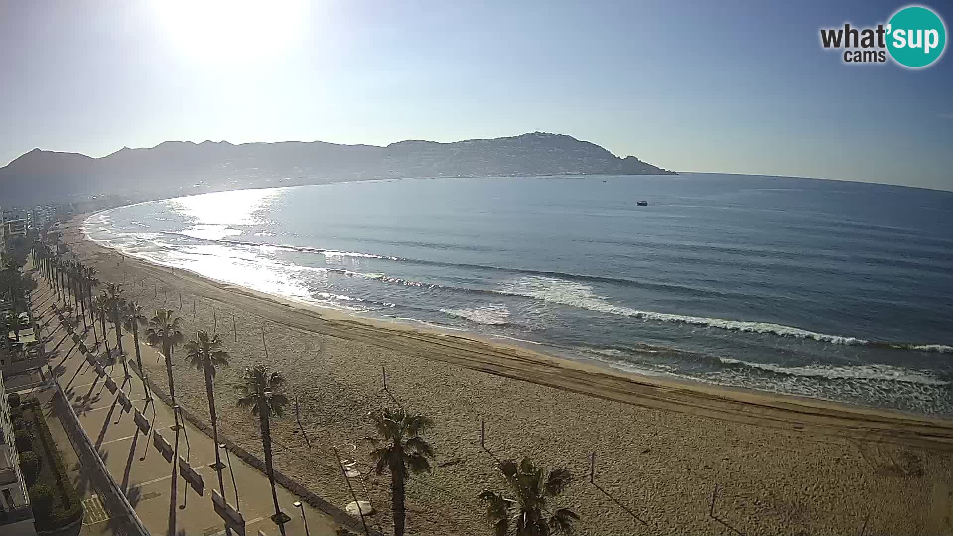 Webcam Costa Brava Roses Strand – Montecarlo Hotel livecam Spanien