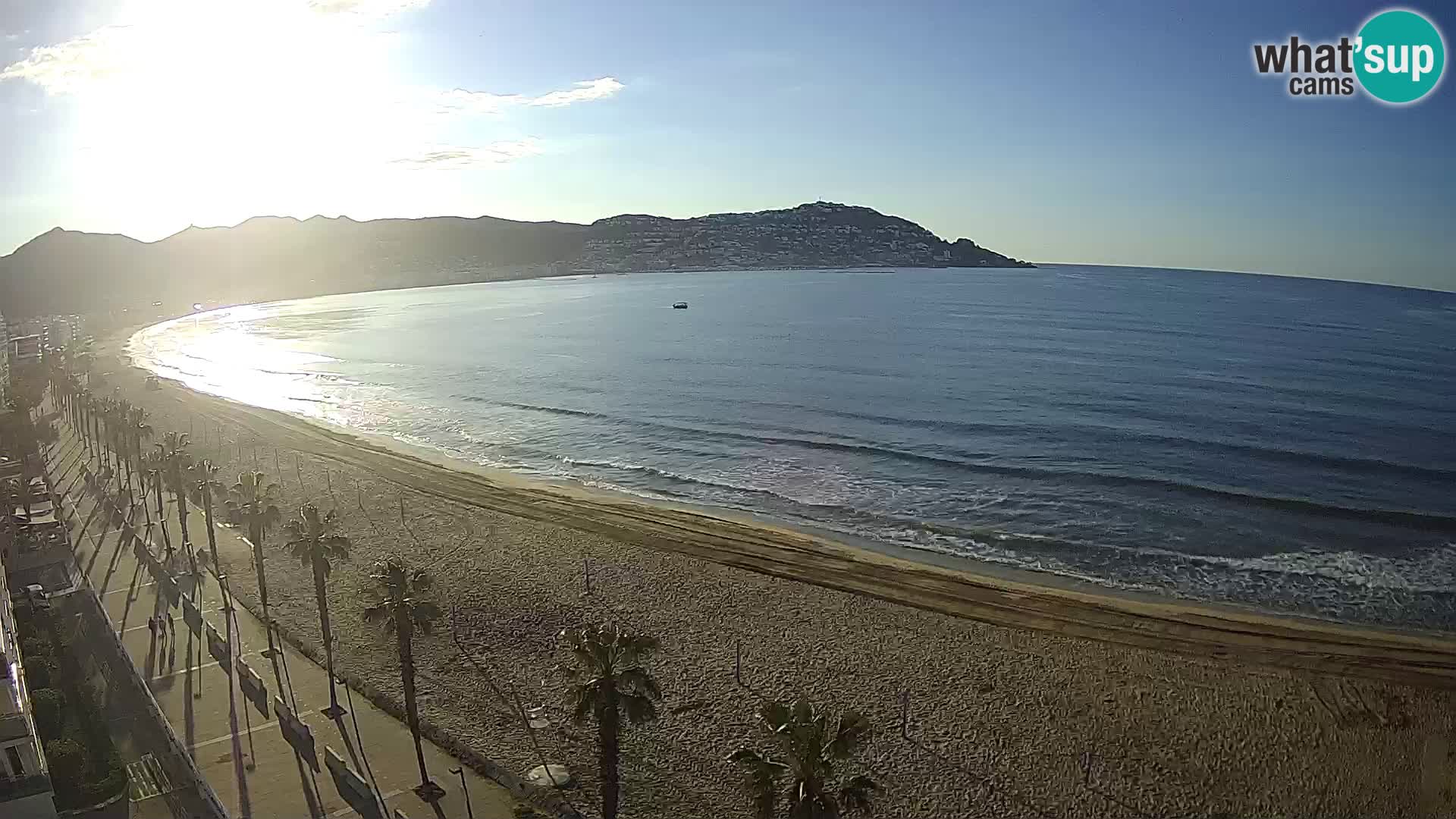LIVEcam Roses plage Costa Brava – Hotel Montecarlo webcam Espagne
