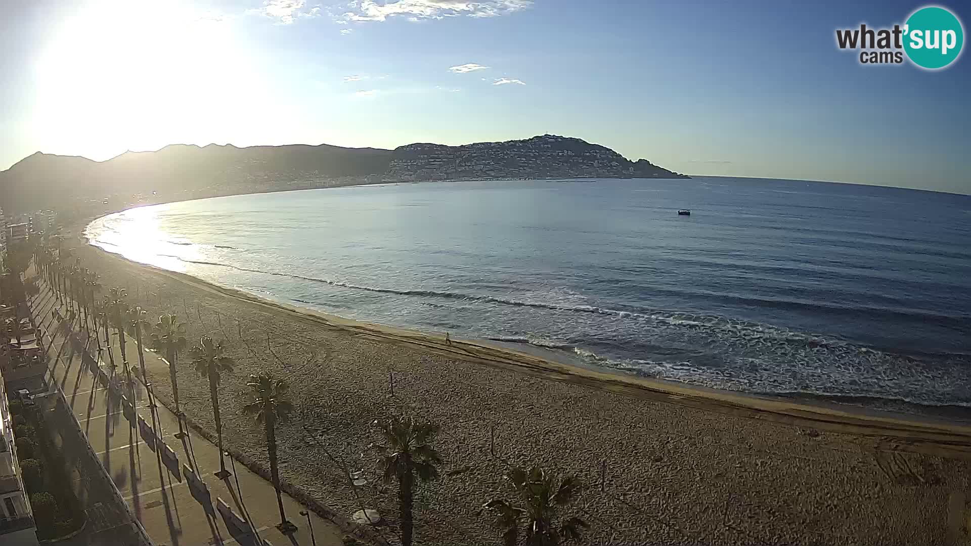 Webcam Costa Brava Roses Strand – Montecarlo Hotel livecam Spanien