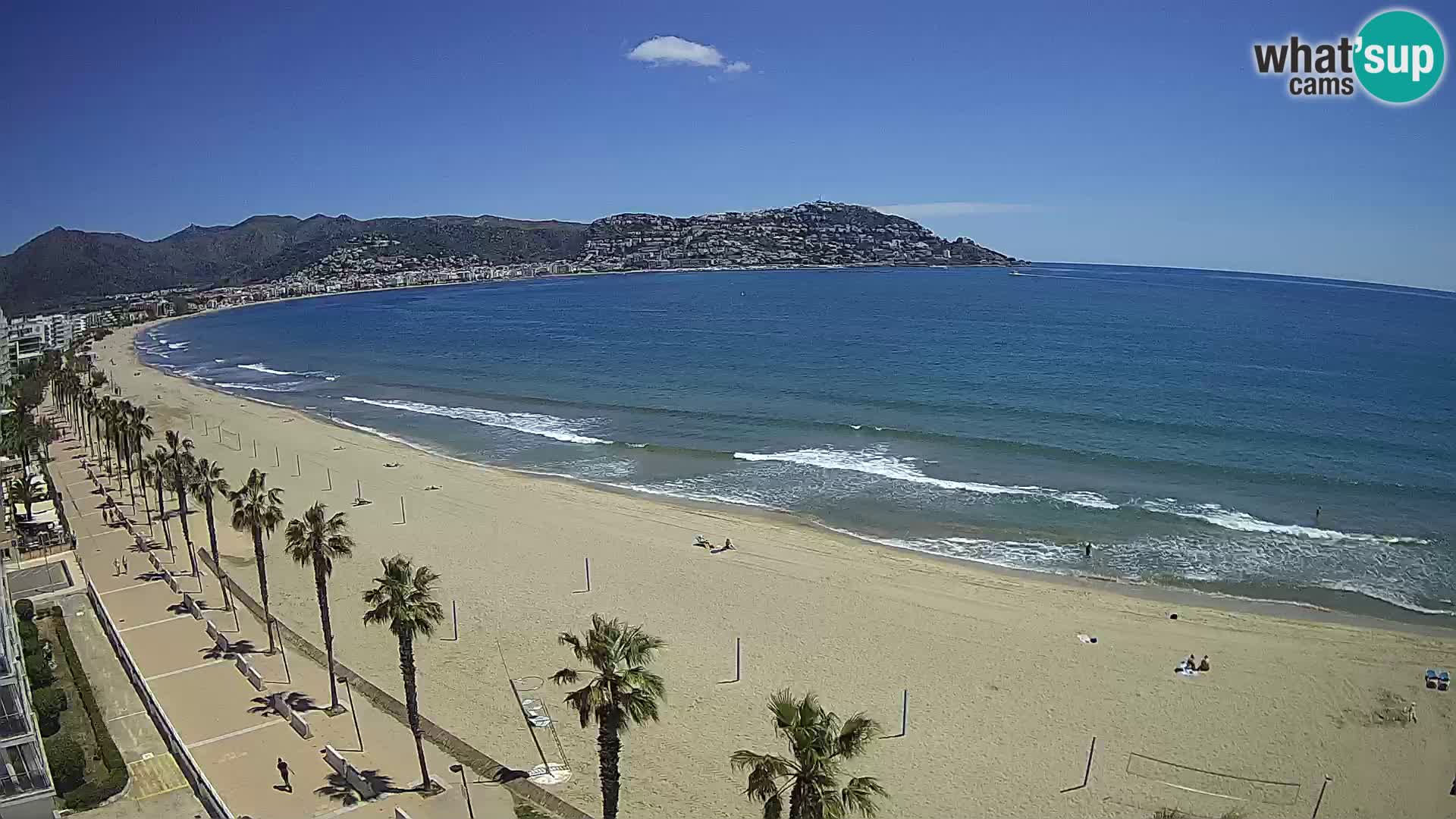 Roses camera en vivo playa Costa Brava- Hotel MonteCarlo