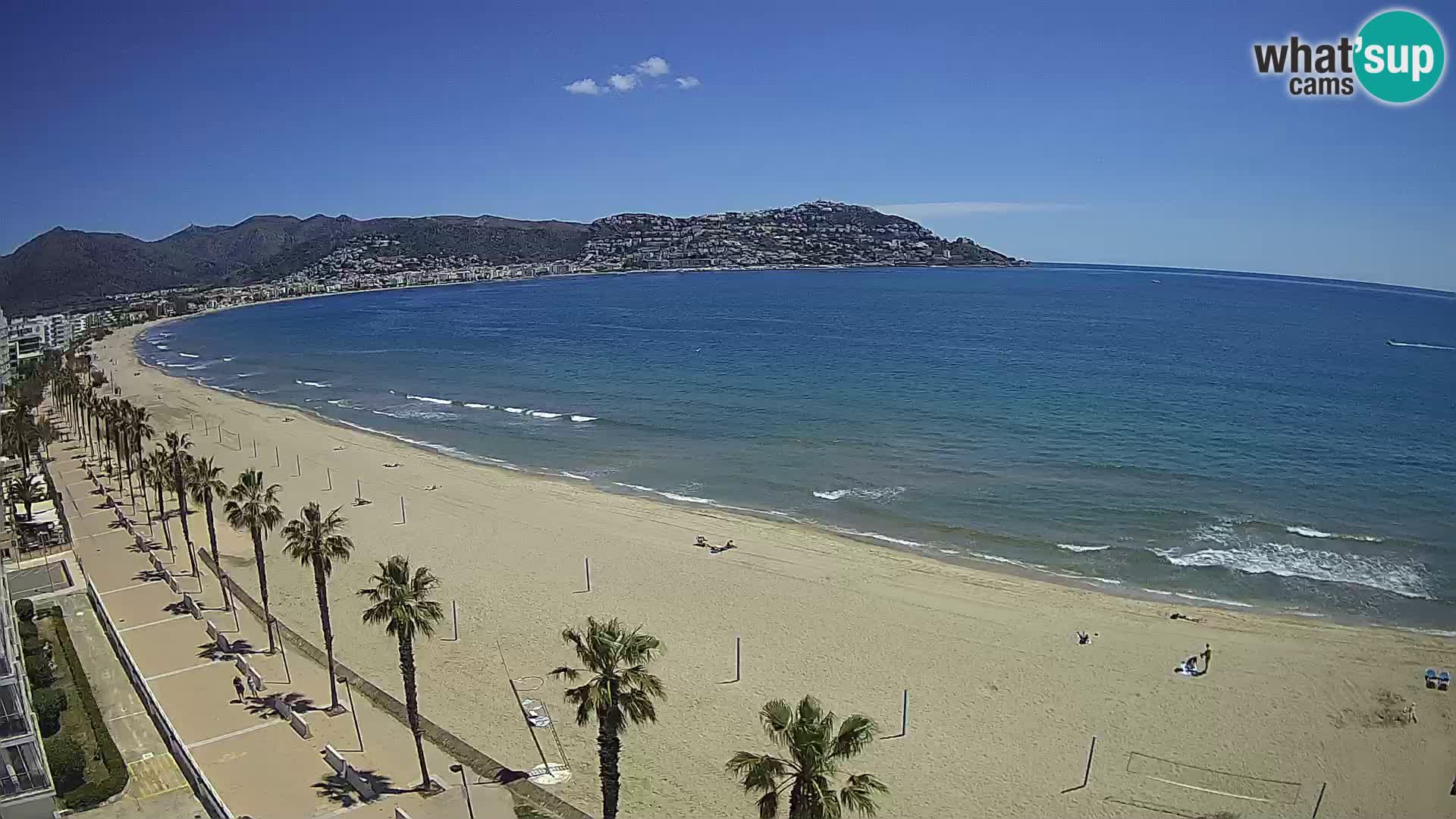 Roses camera en vivo playa Costa Brava- Hotel MonteCarlo