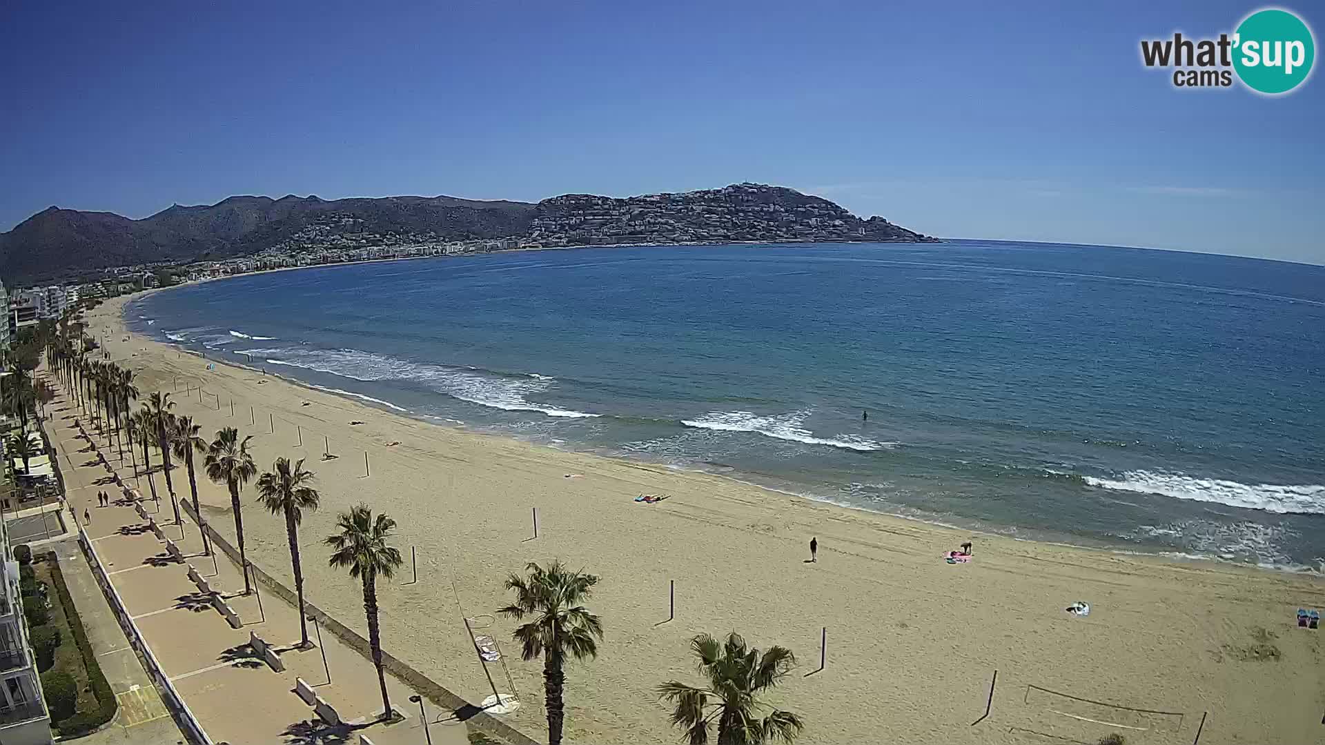 Roses camera en vivo playa Costa Brava- Hotel MonteCarlo