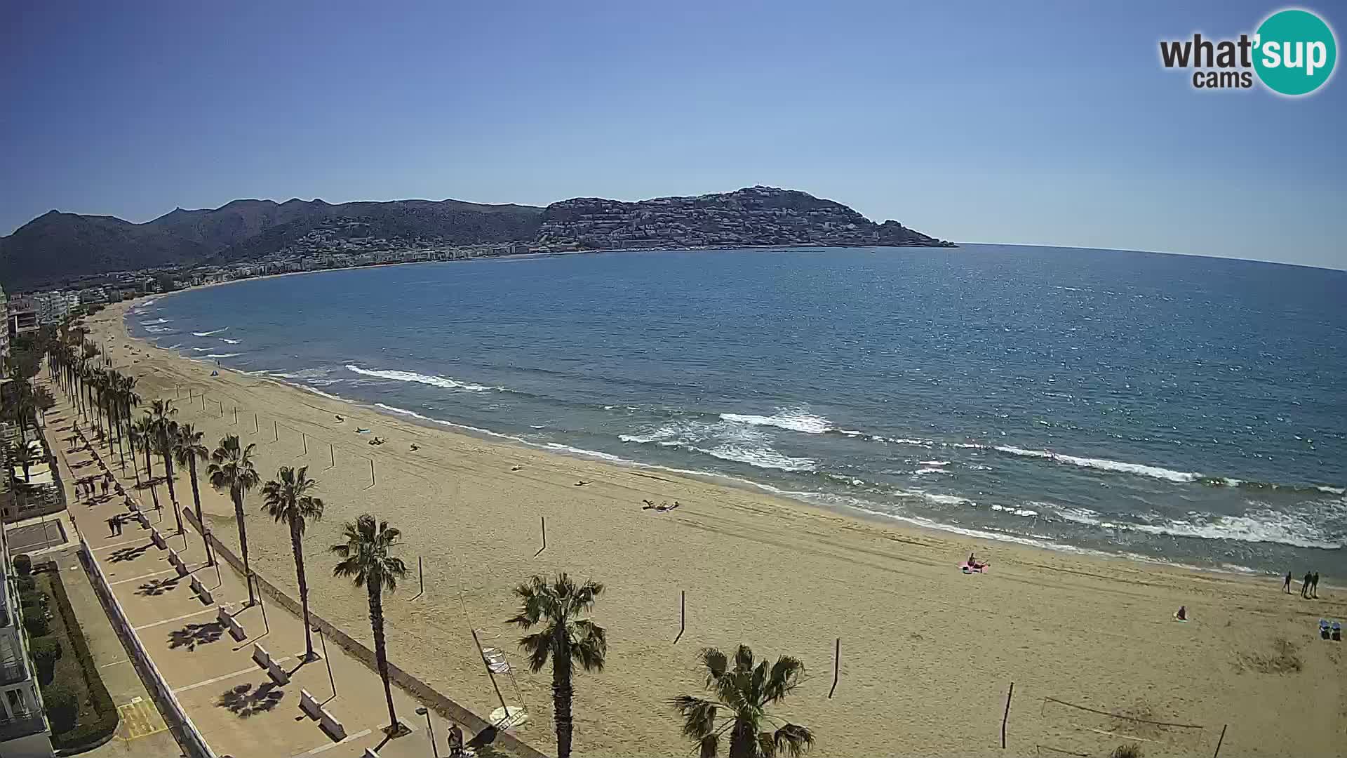 Live cam Roses  – Costa Brava spiaggia – Hotel MonteCarlo