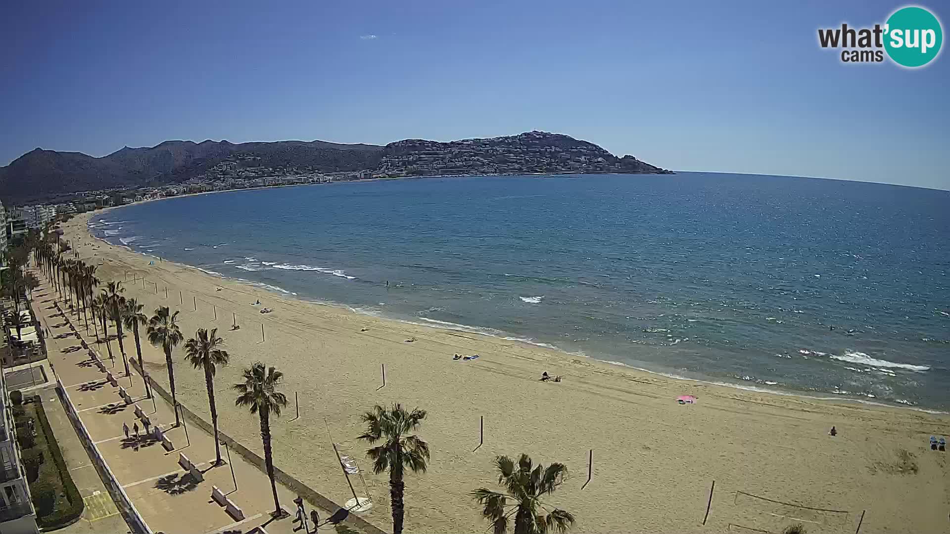Roses camera en vivo playa Costa Brava- Hotel MonteCarlo