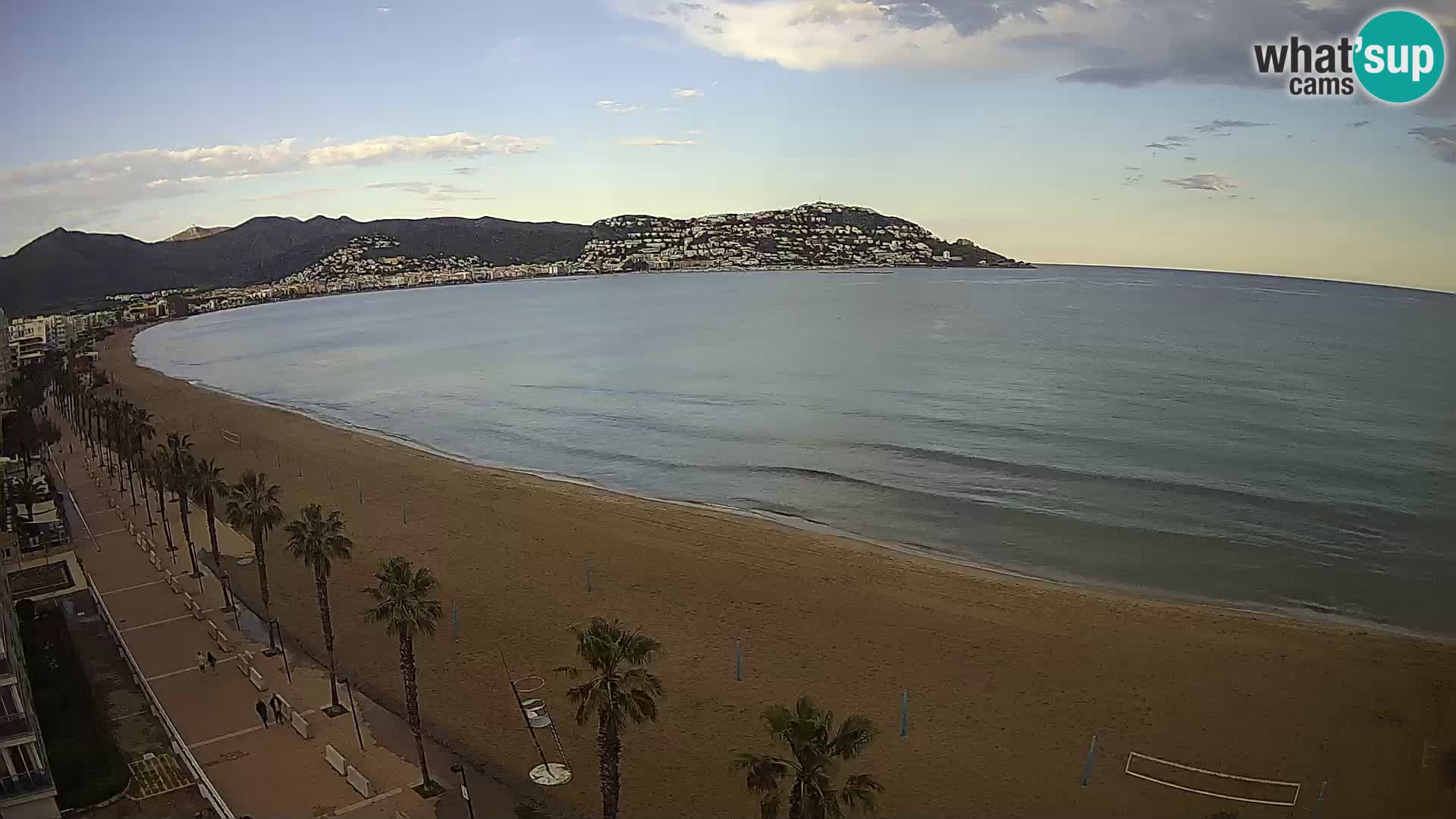 LIVEcam Roses plage Costa Brava – Hotel Montecarlo webcam Espagne