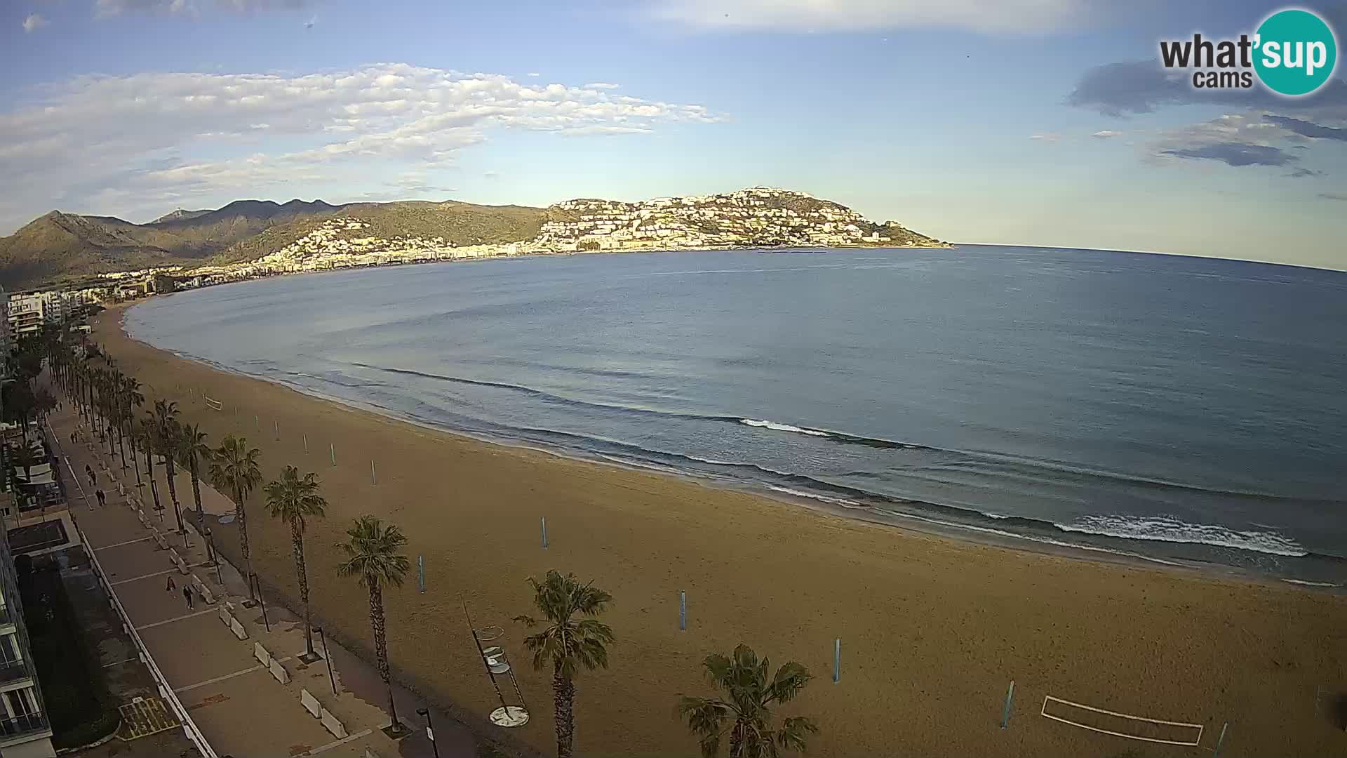 LIVEcam Roses plage Costa Brava – Hotel Montecarlo webcam Espagne