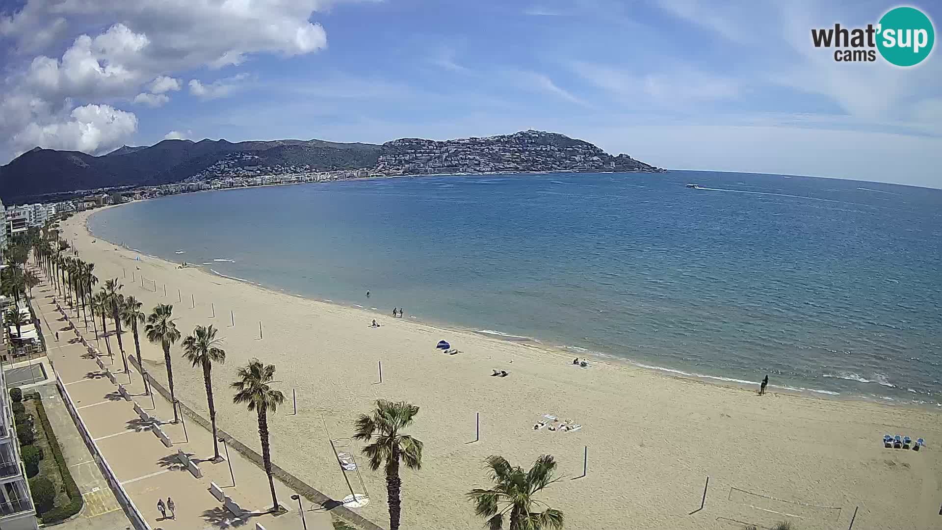 Roses camera en vivo playa Costa Brava- Hotel MonteCarlo