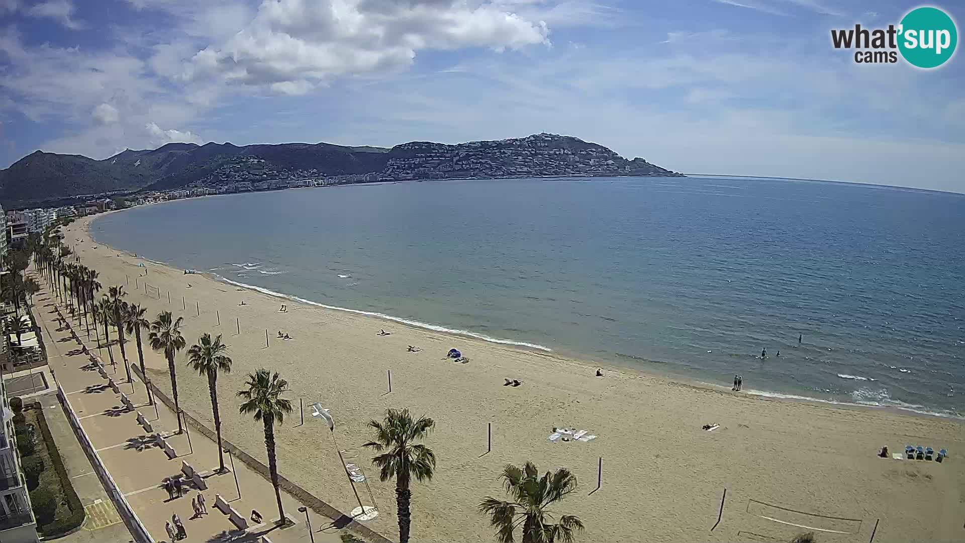 Roses camera en vivo playa Costa Brava- Hotel MonteCarlo
