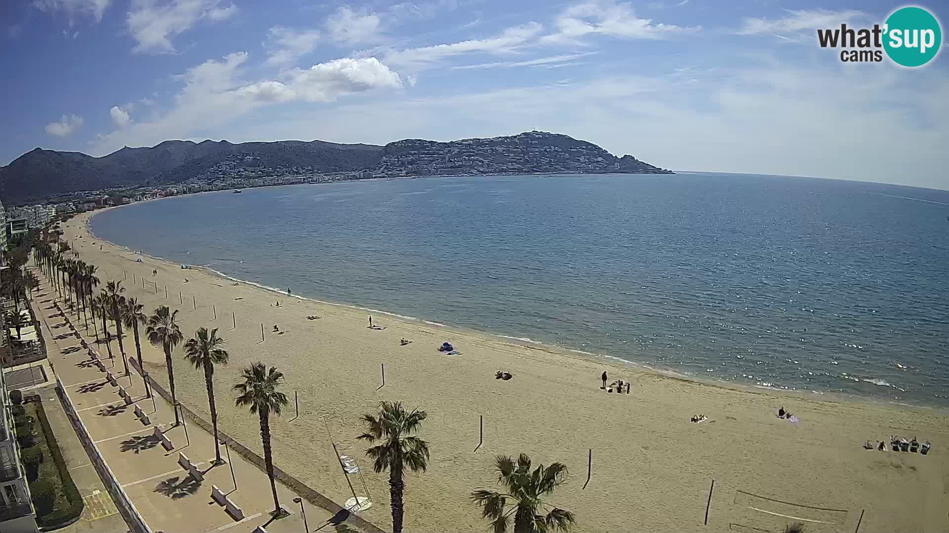 Roses camera en vivo playa Costa Brava- Hotel MonteCarlo