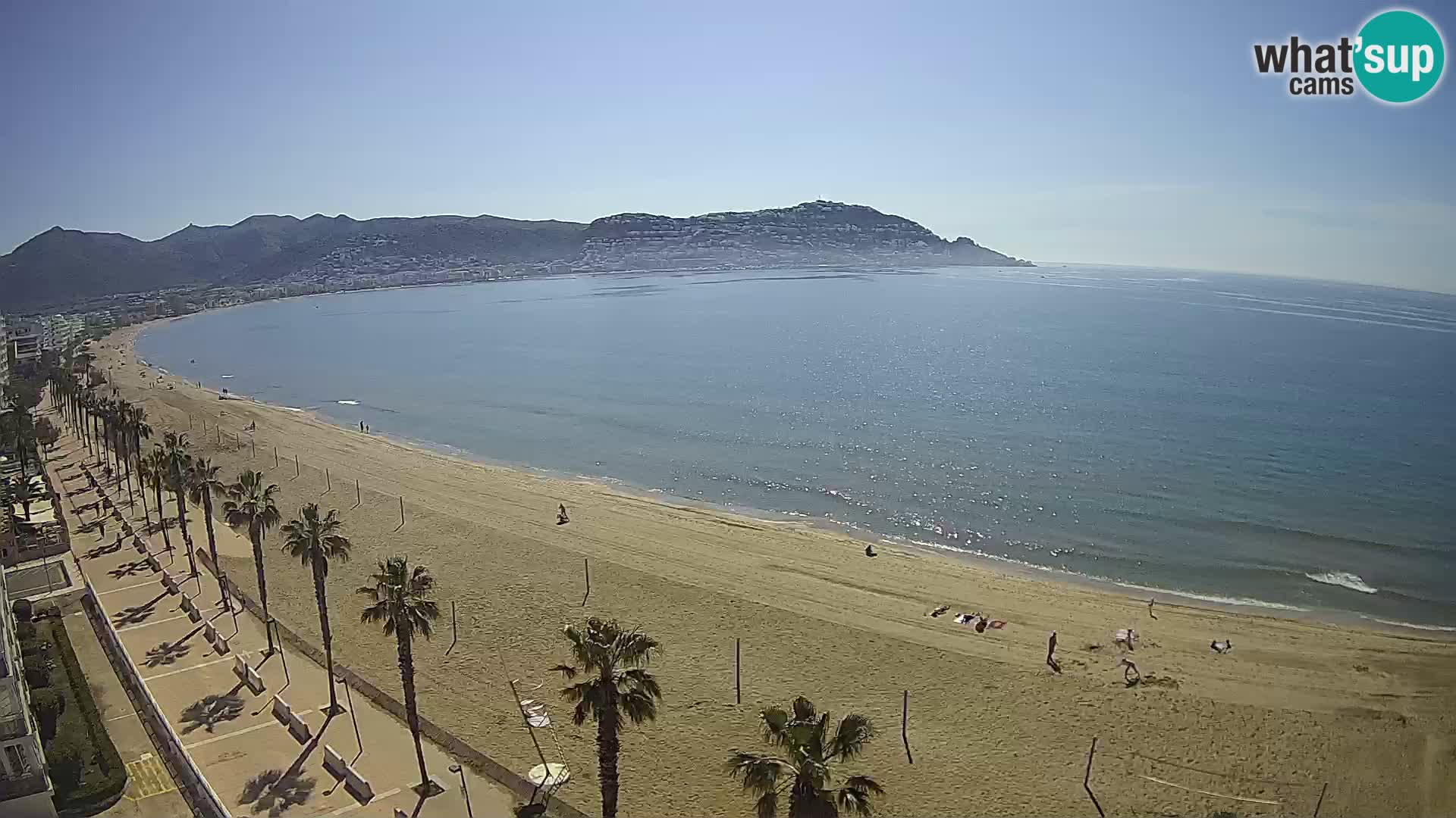 Webcam Costa Brava Roses Strand – Montecarlo Hotel livecam Spanien