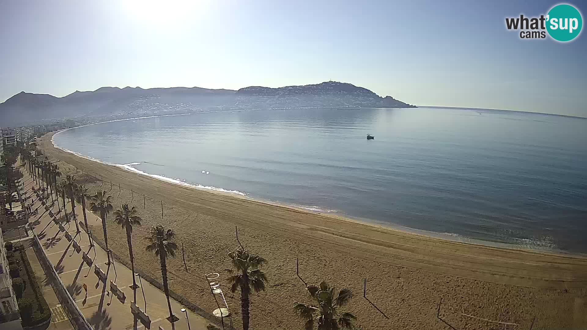 LIVEcam Roses plage Costa Brava – Hotel Montecarlo webcam Espagne