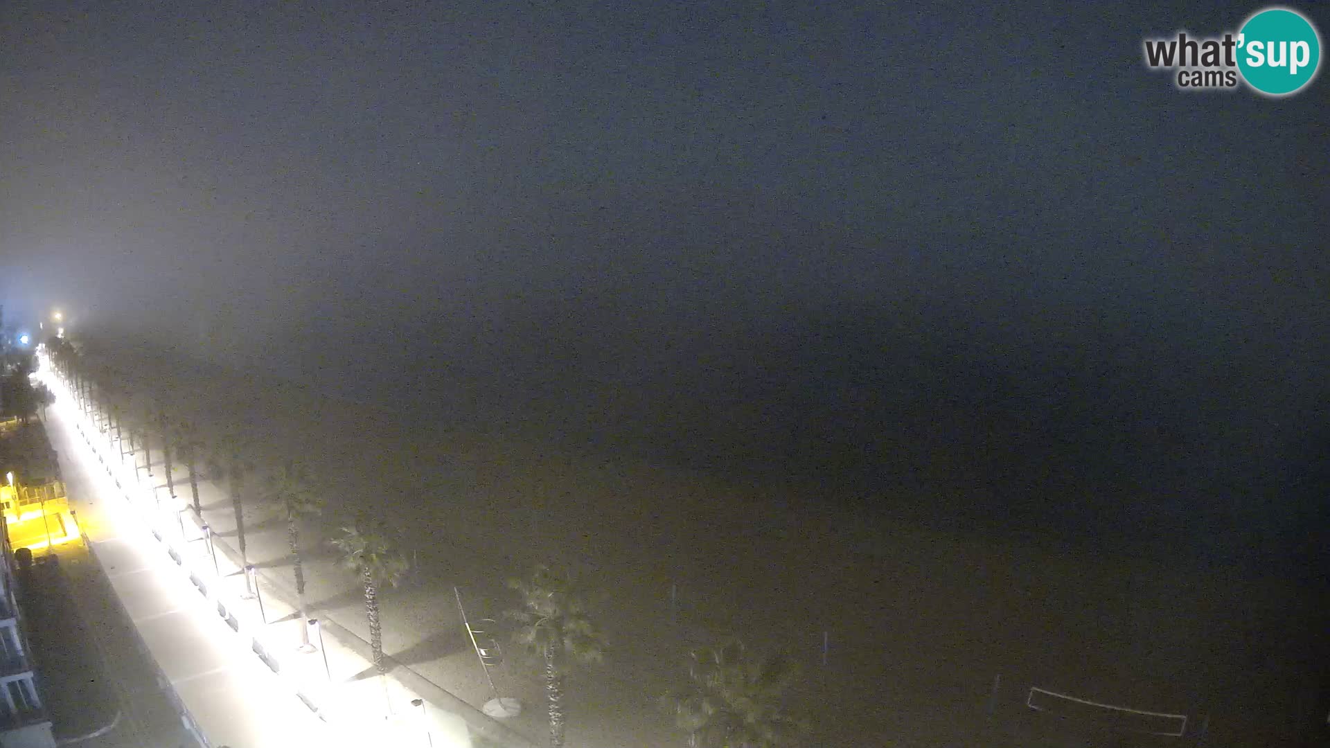 Live Roses Webcam Costa Brava beach view from MonteCarlo Hotel
