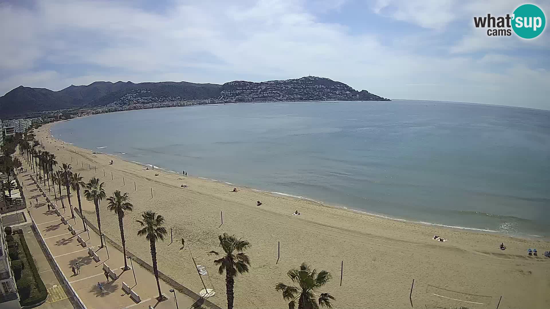 Live cam Roses  – Costa Brava spiaggia – Hotel MonteCarlo