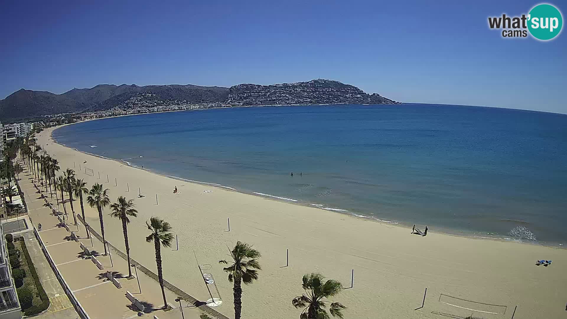 Webcam Costa Brava Roses Strand – Montecarlo Hotel livecam Spanien