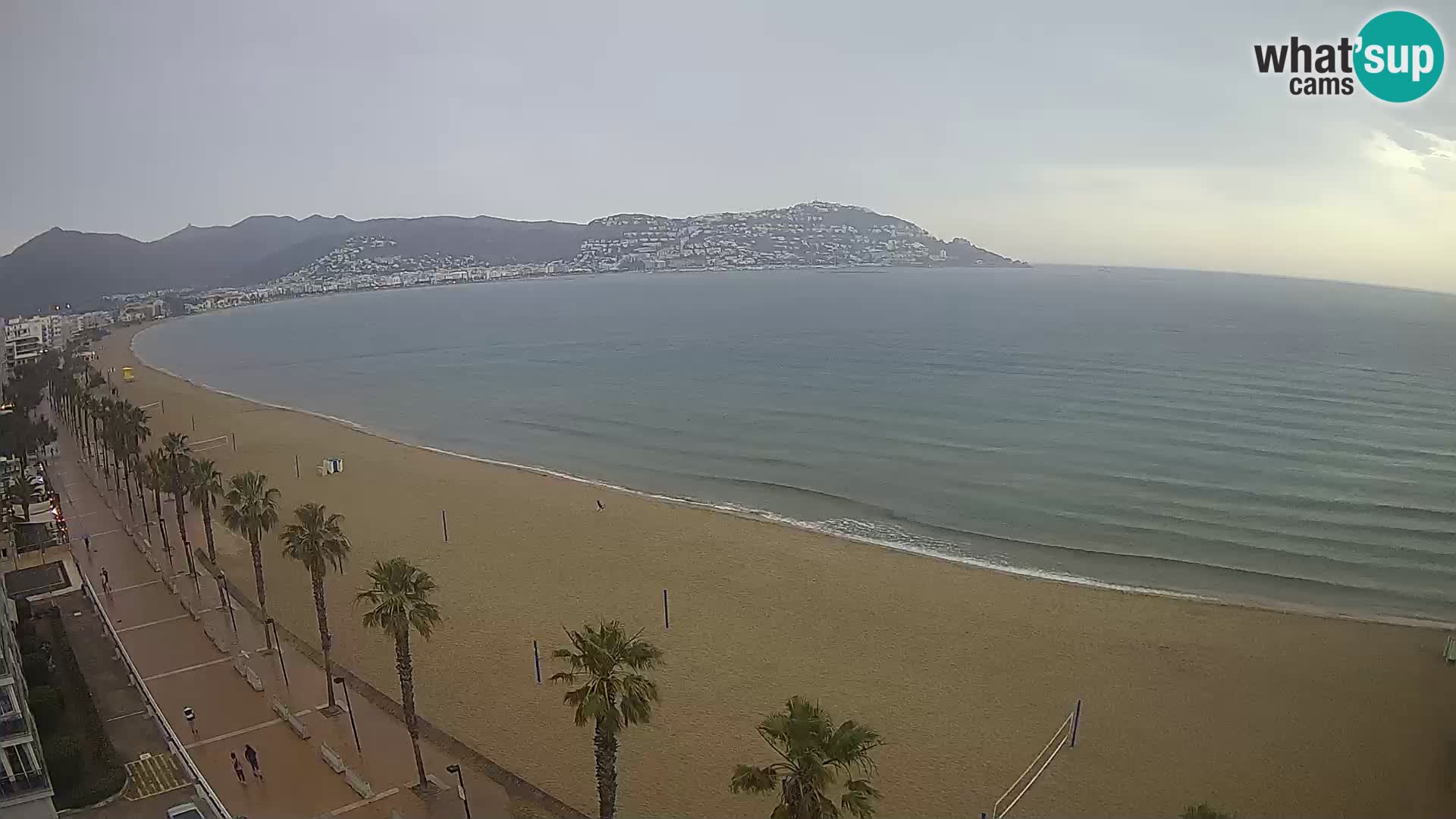 Webcam Costa Brava Roses Strand – Montecarlo Hotel livecam Spanien