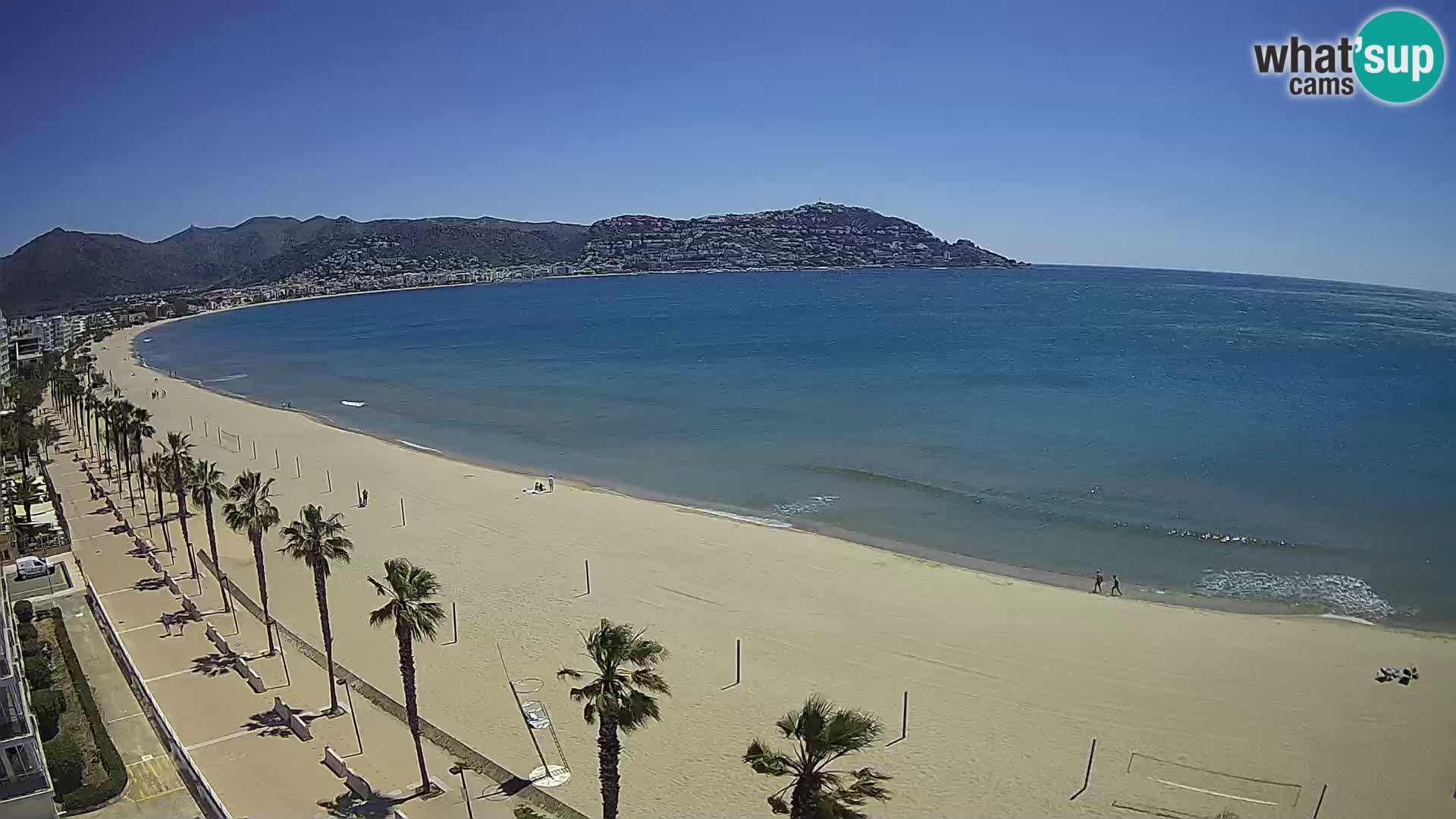 Live cam Roses  – Costa Brava spiaggia – Hotel MonteCarlo