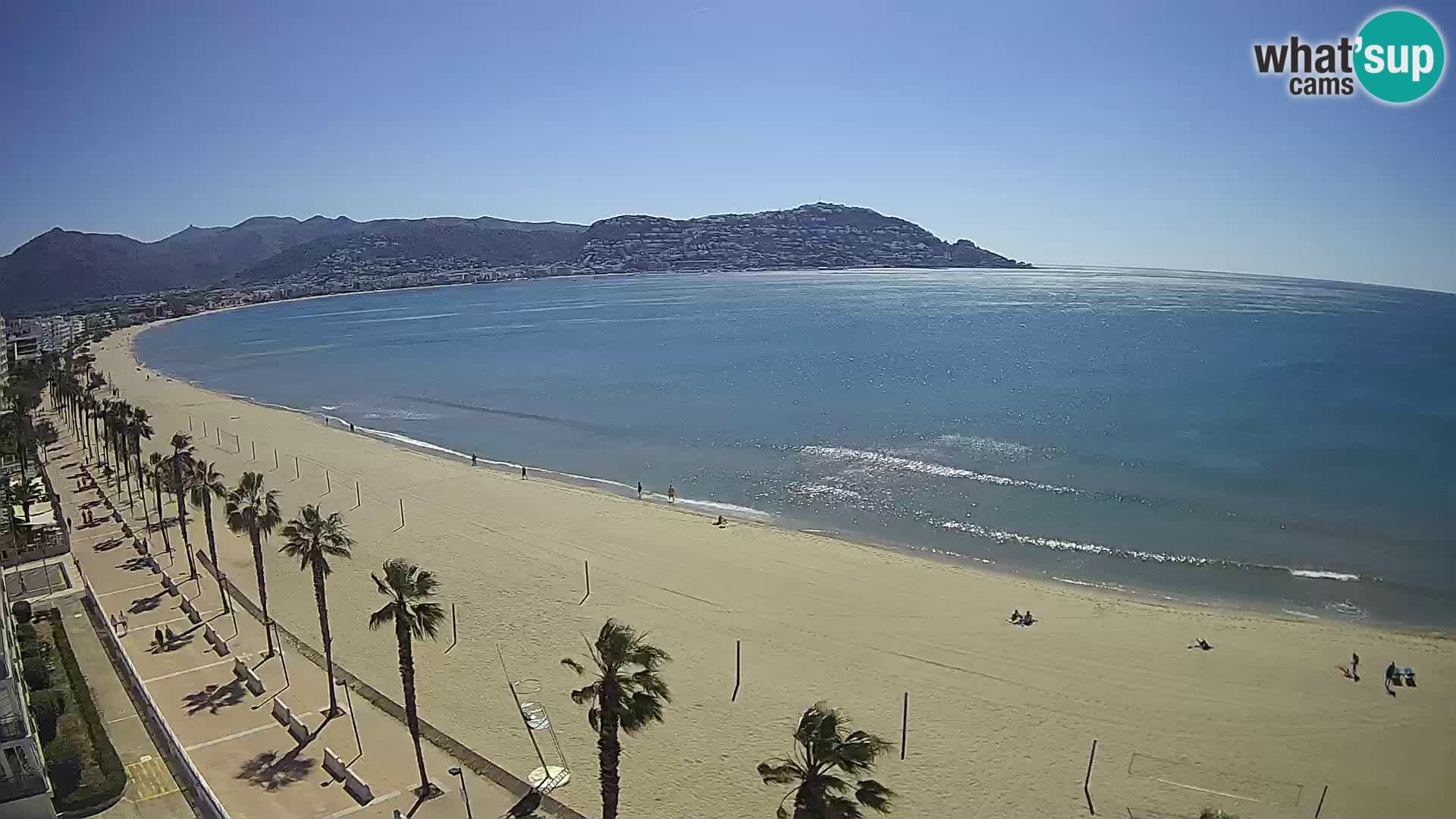 Live cam Roses  – Costa Brava spiaggia – Hotel MonteCarlo