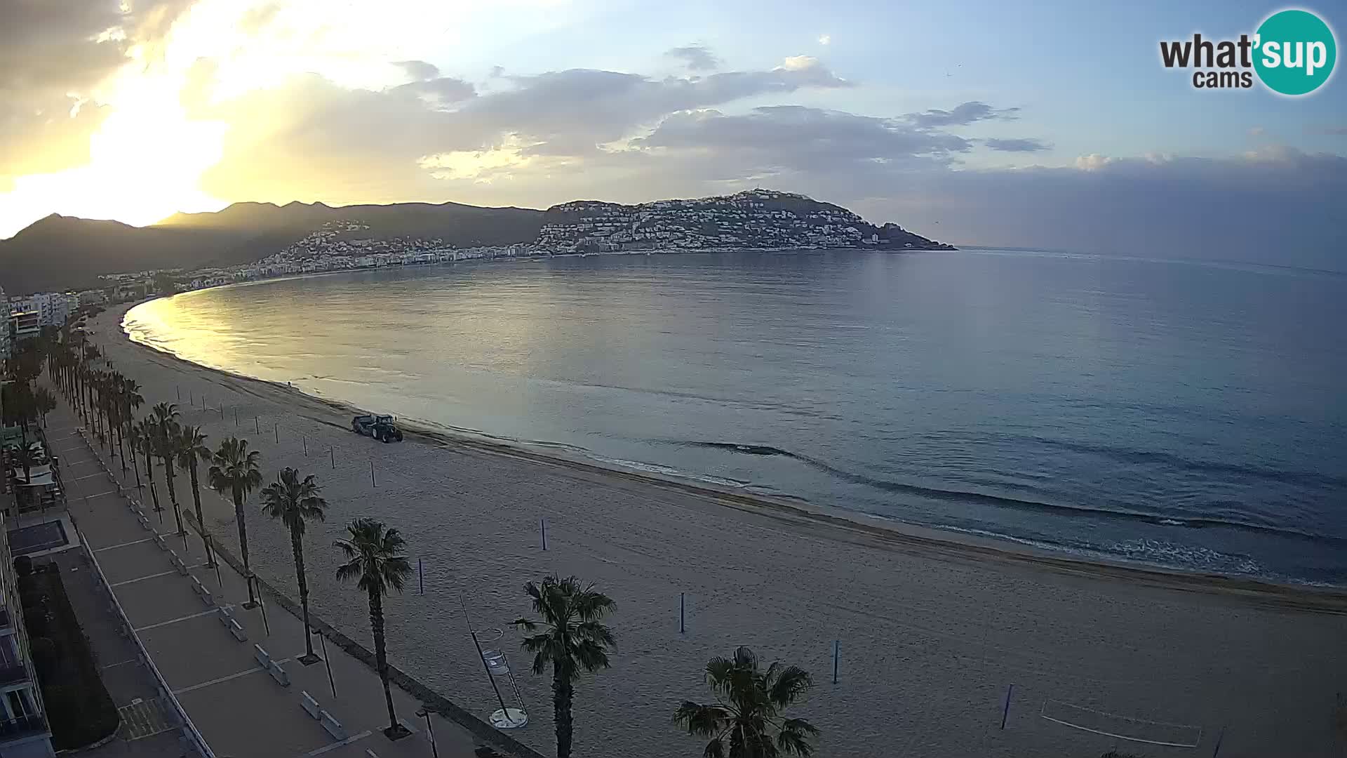 Webcam Costa Brava Roses Strand – Montecarlo Hotel livecam Spanien