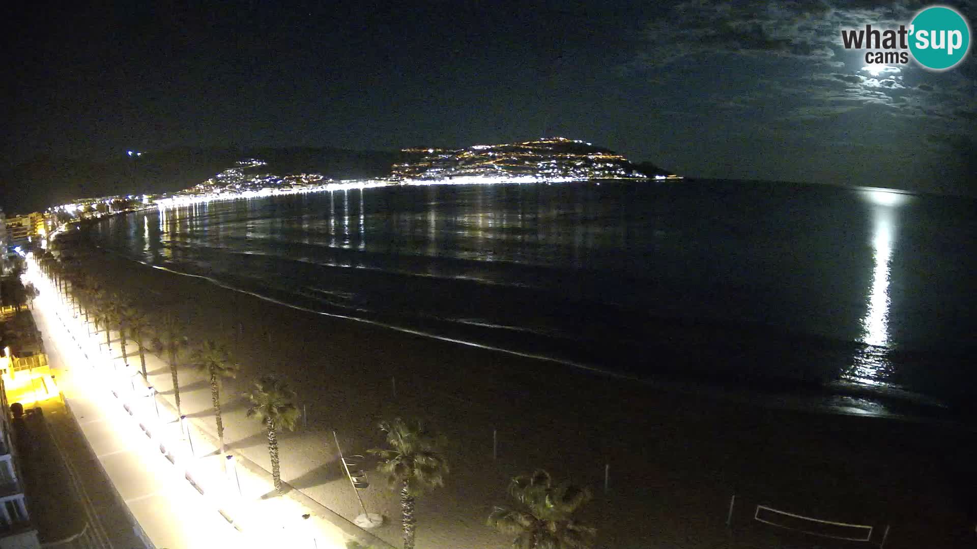 LIVEcam Roses plage Costa Brava – Hotel Montecarlo webcam Espagne