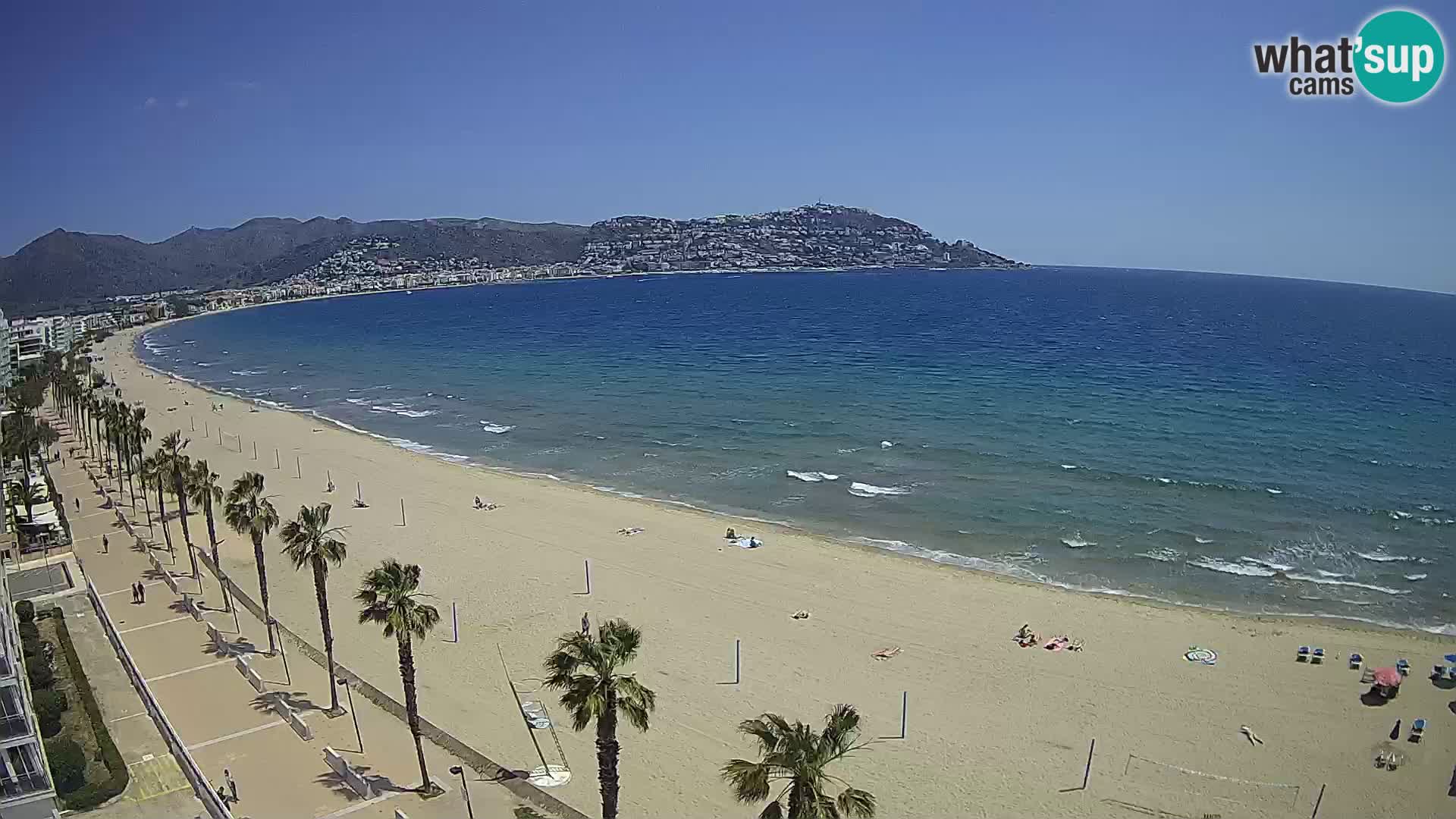 Live cam Roses  – Costa Brava spiaggia – Hotel MonteCarlo