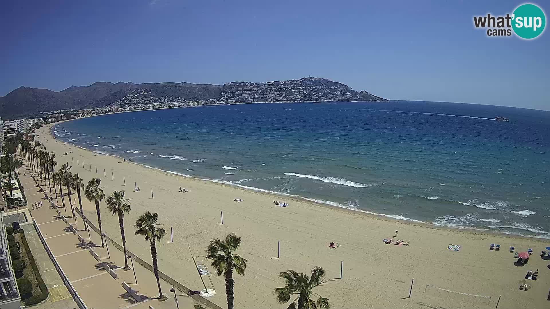 Live cam Roses  – Costa Brava spiaggia – Hotel MonteCarlo
