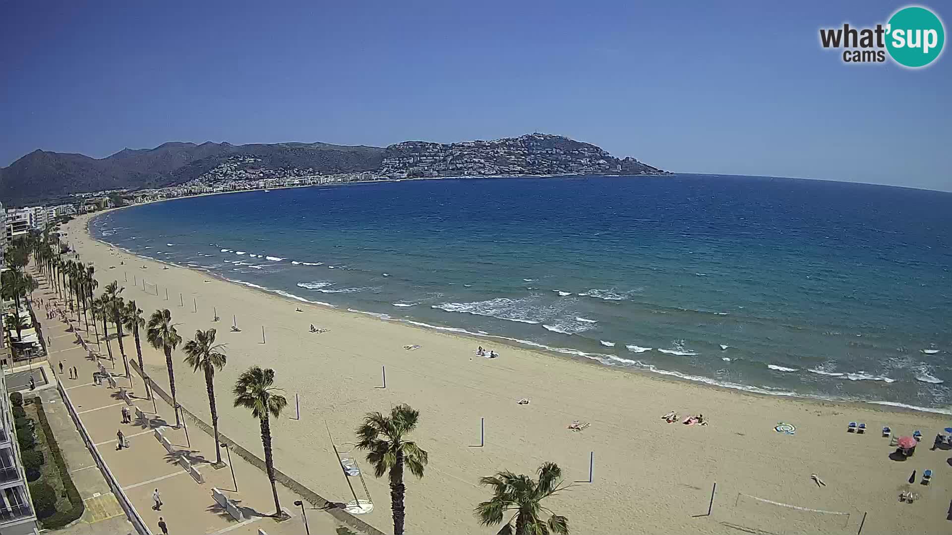 Roses camera en vivo playa Costa Brava- Hotel MonteCarlo